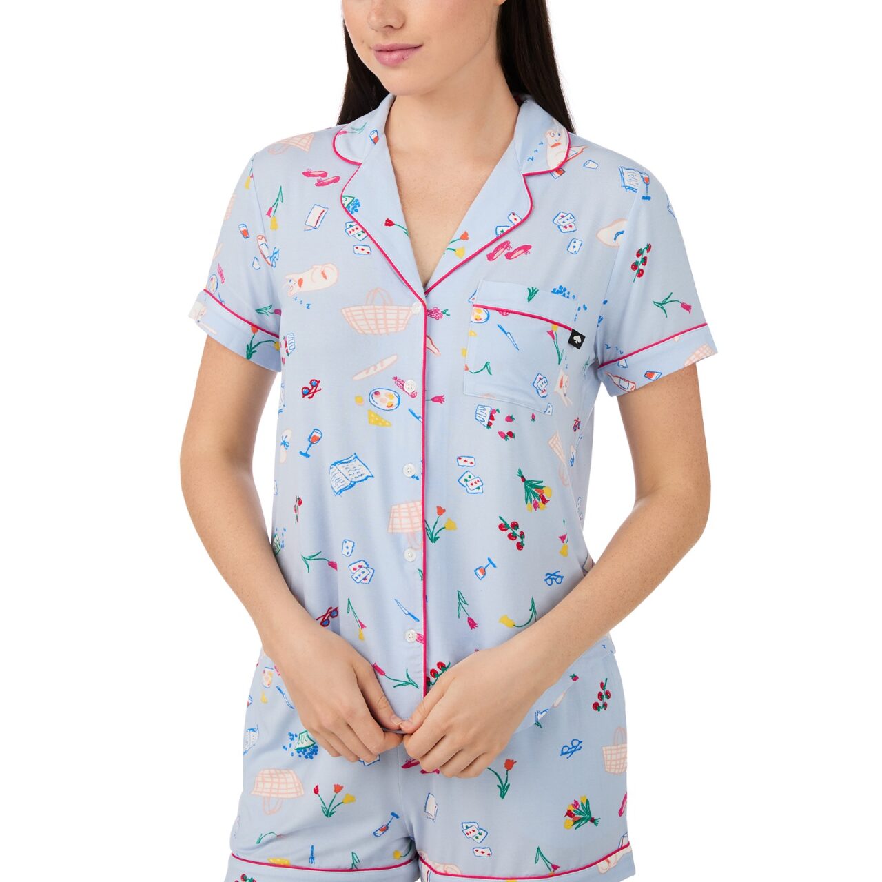 Kate Spade S/S Knit Short PJ Set