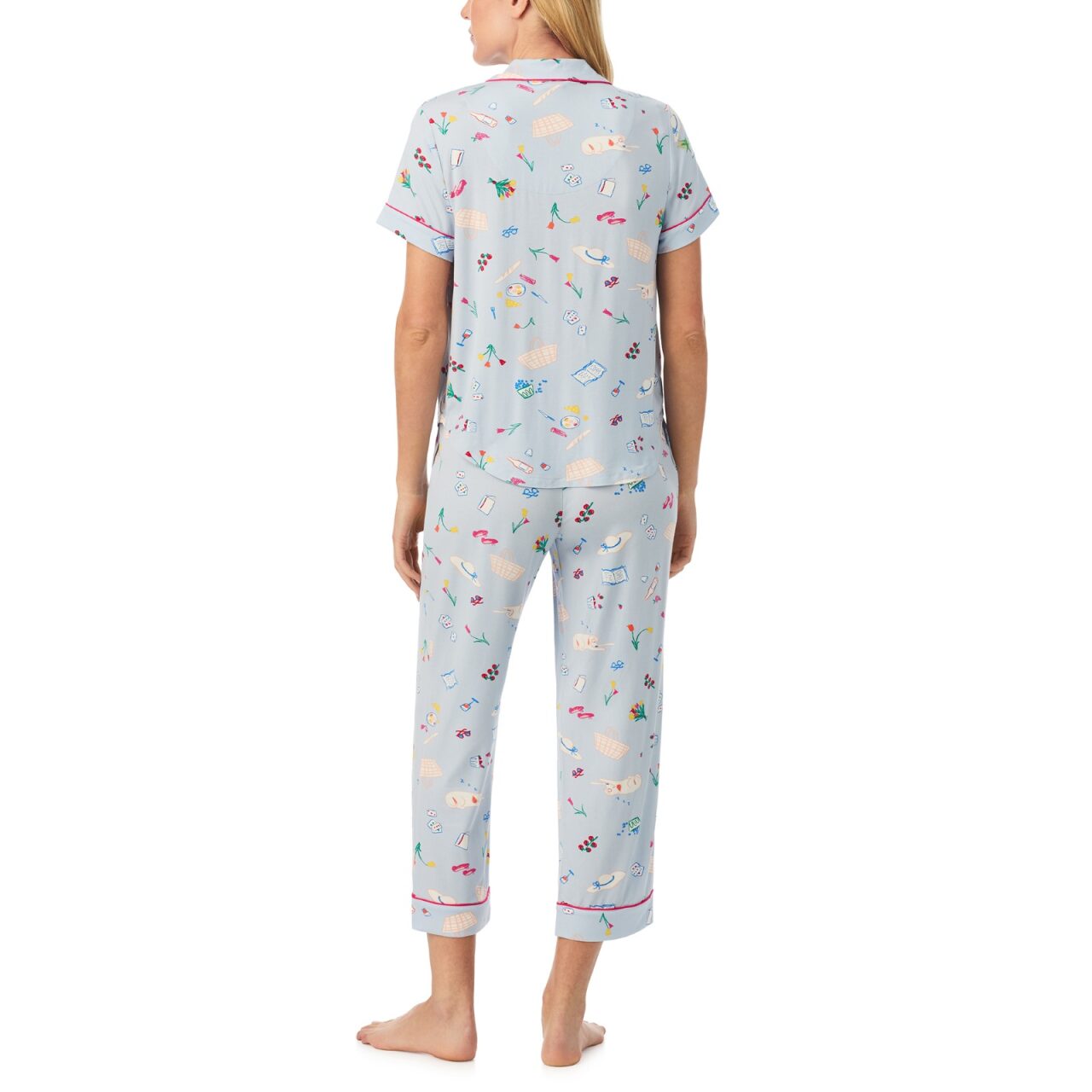Kate Spade S/S Knit Cropped Capri Set