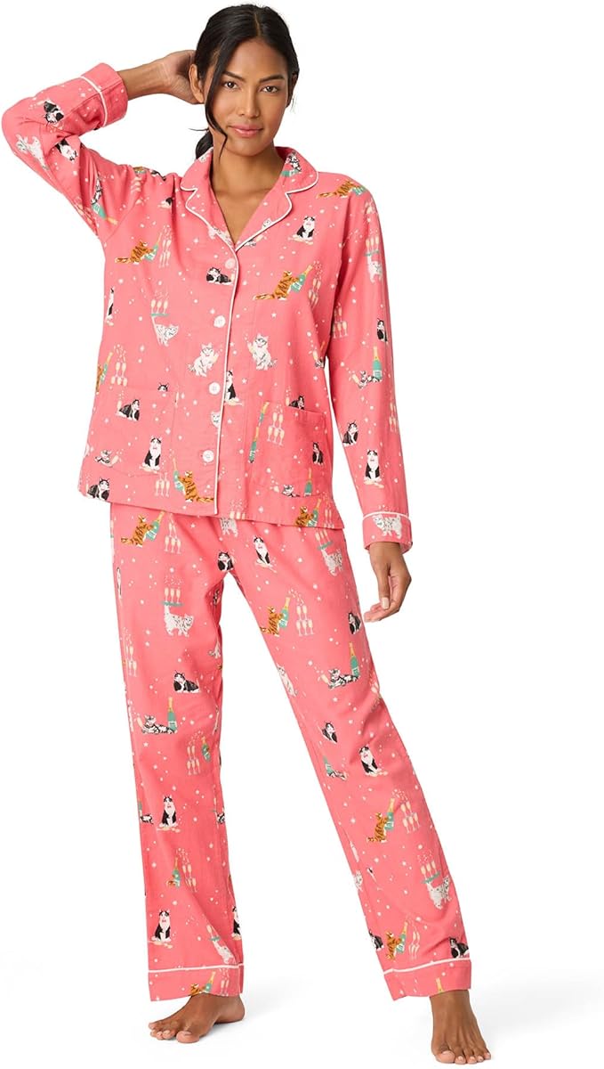 P.J. Salvage Print Flannel PJ Set