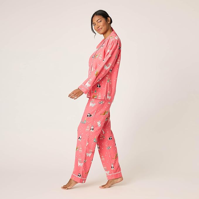 P.J. Salvage Print Flannel PJ Set