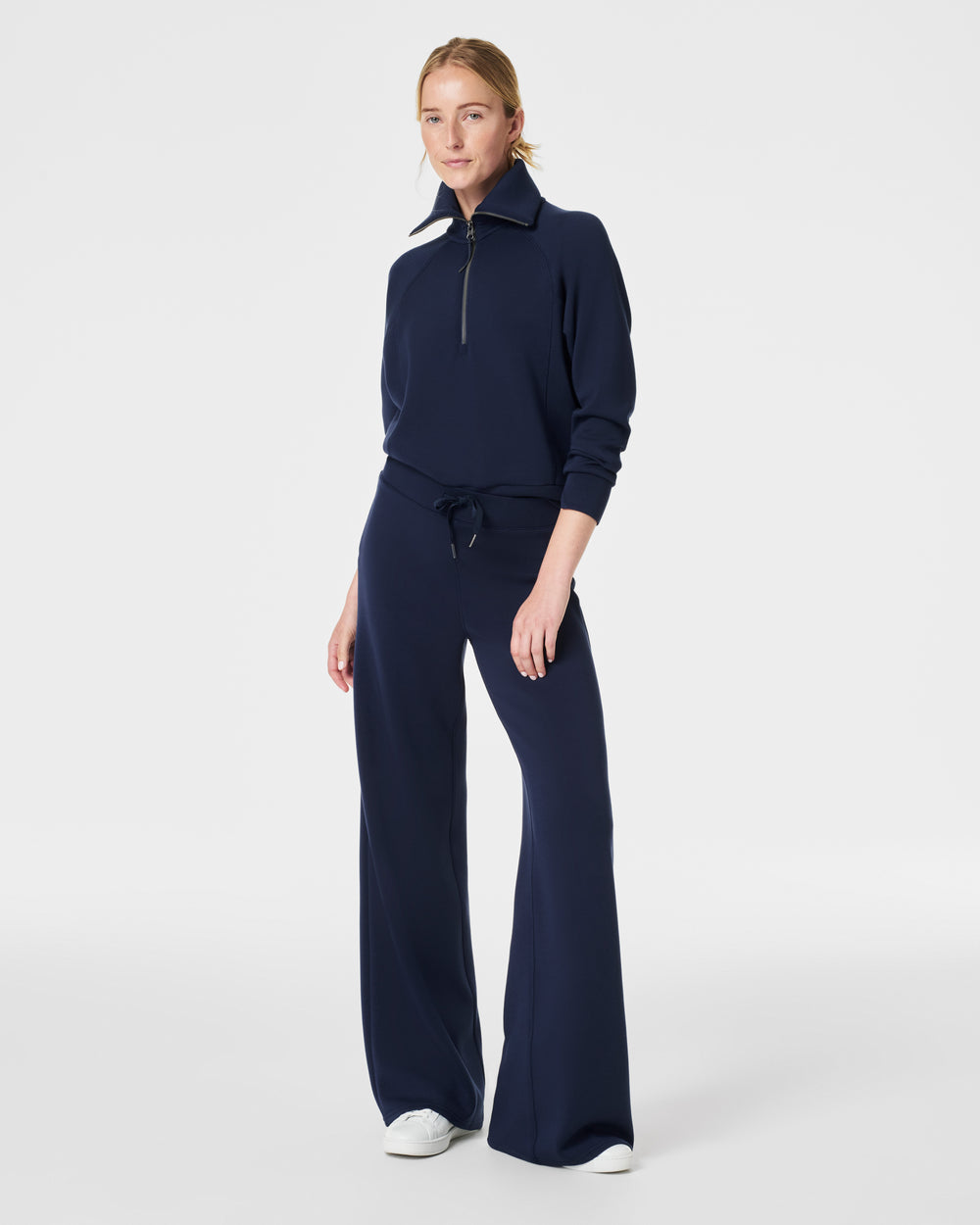 Ultra-soft Spanx AirEssentials half zip for everyday wear