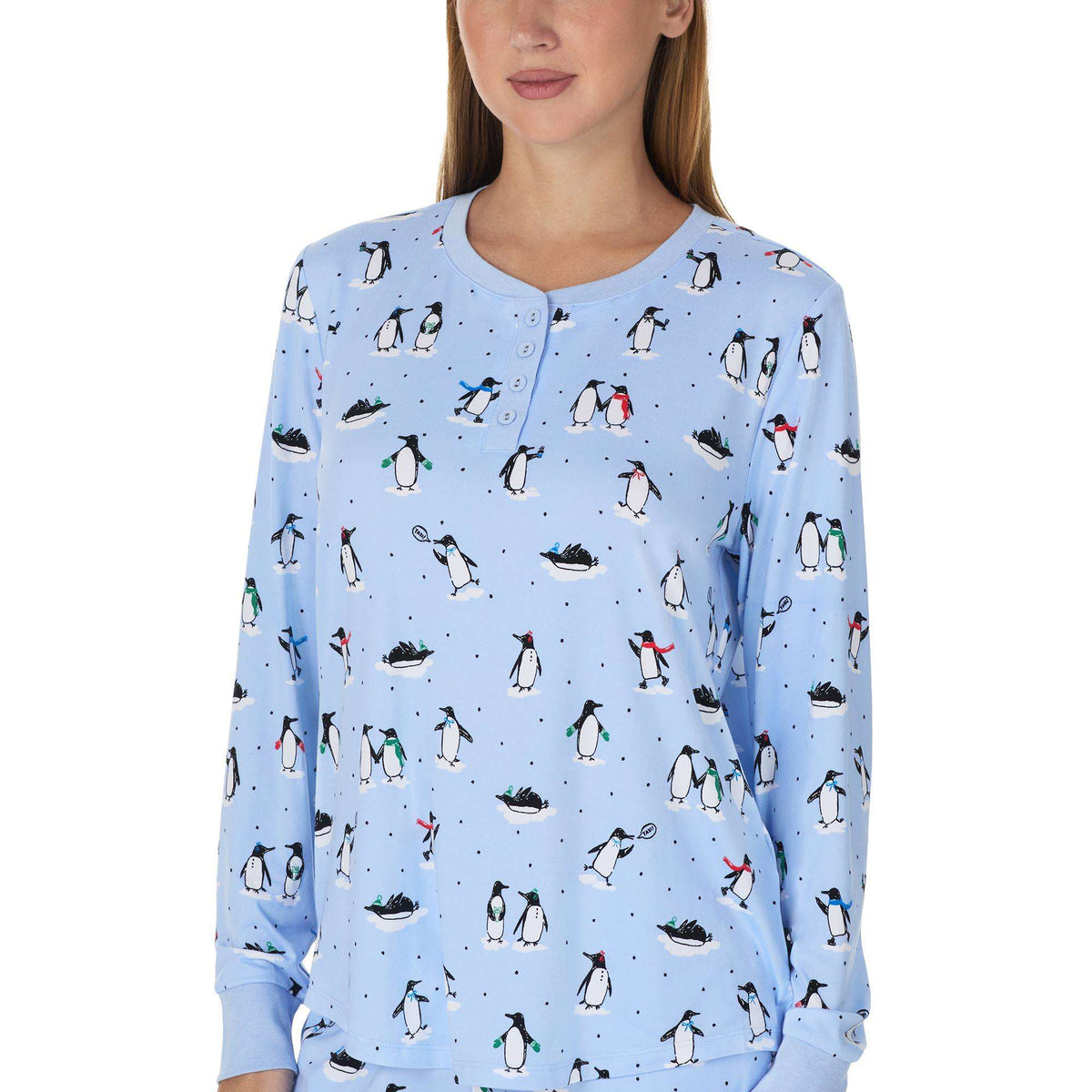 Kate Spade L/S Henley Jogger PJ Set