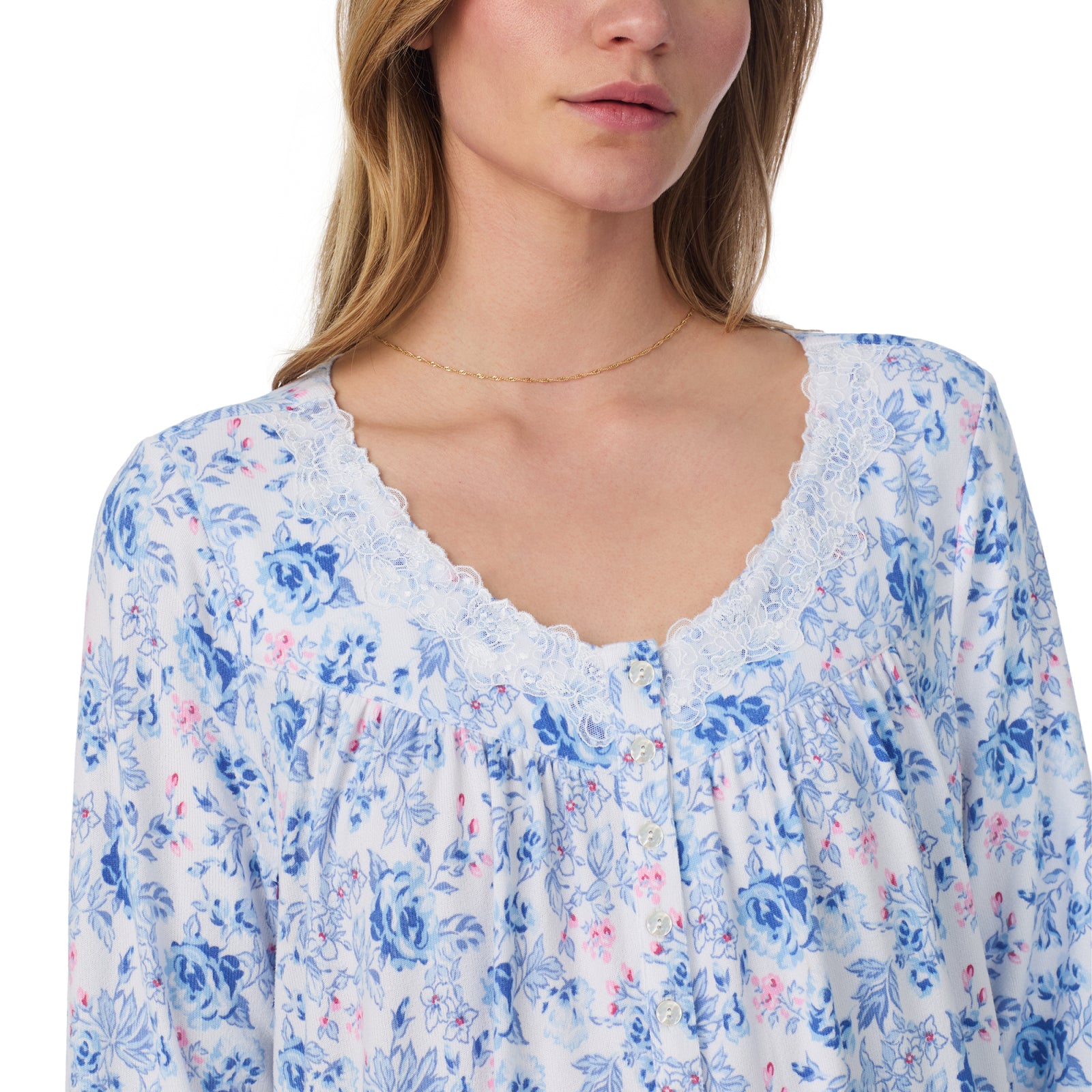 Eileen West Dream Sweater Knit Short L/S Nightgown