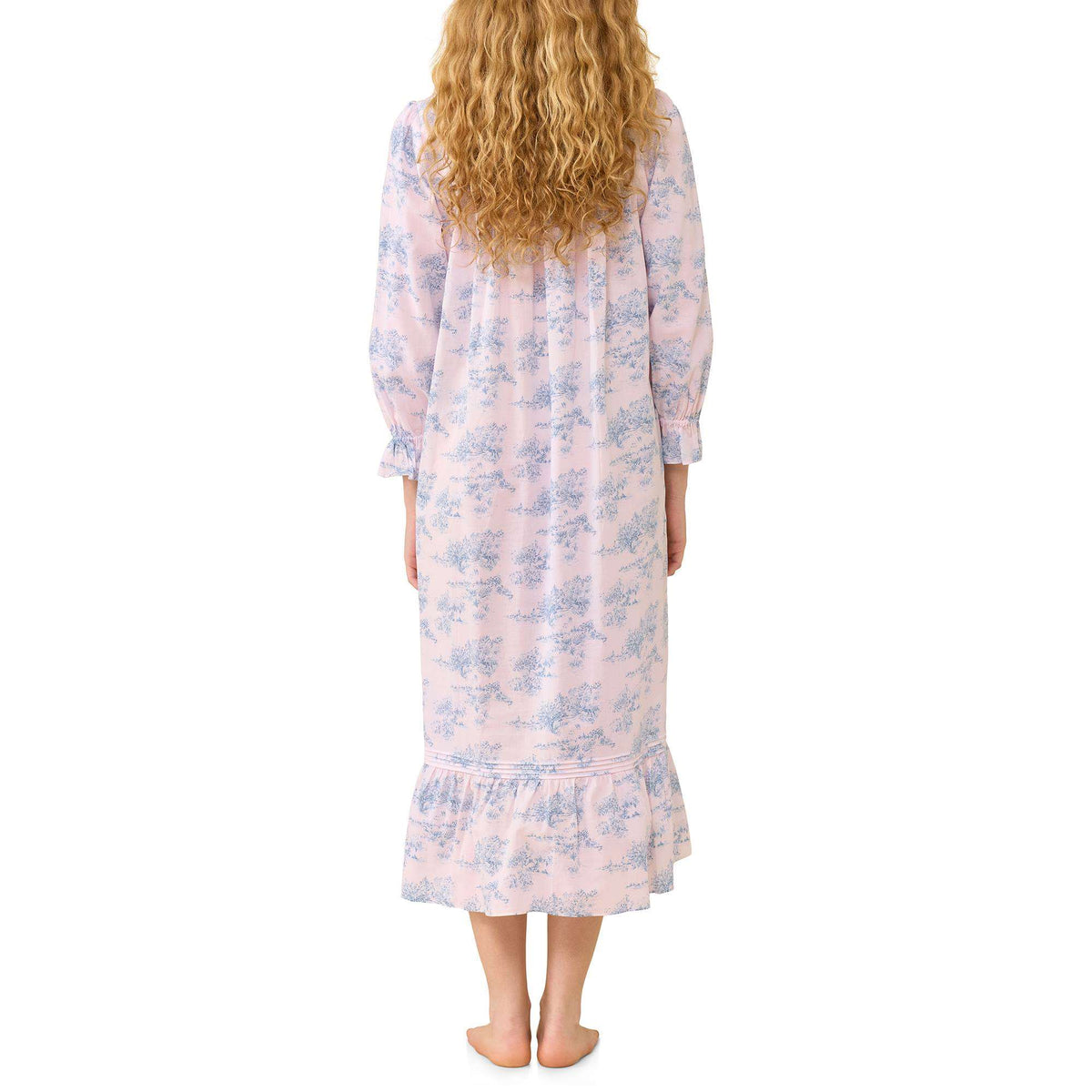 Eileen West Cotton Woven Lawn 50" Ballet L/S NIghtgown