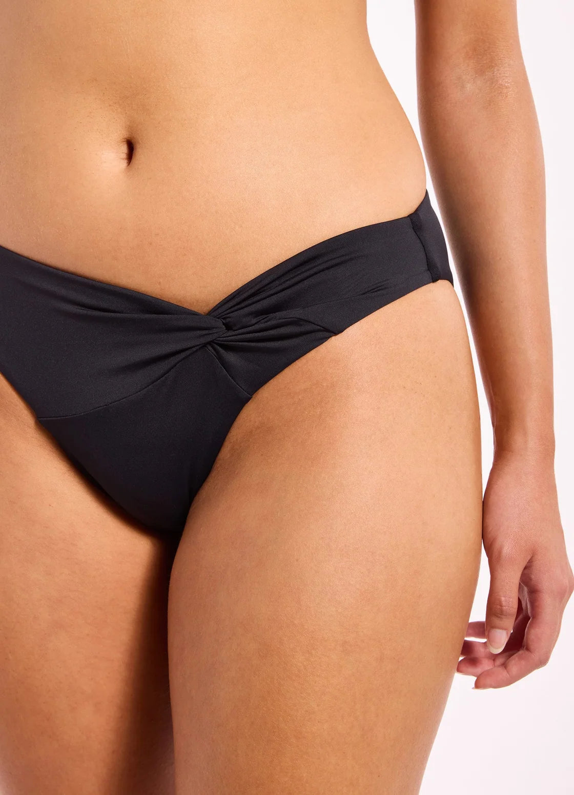 Jets Swim Jetset Smooth Twist Front Hipster Bikini Bottom