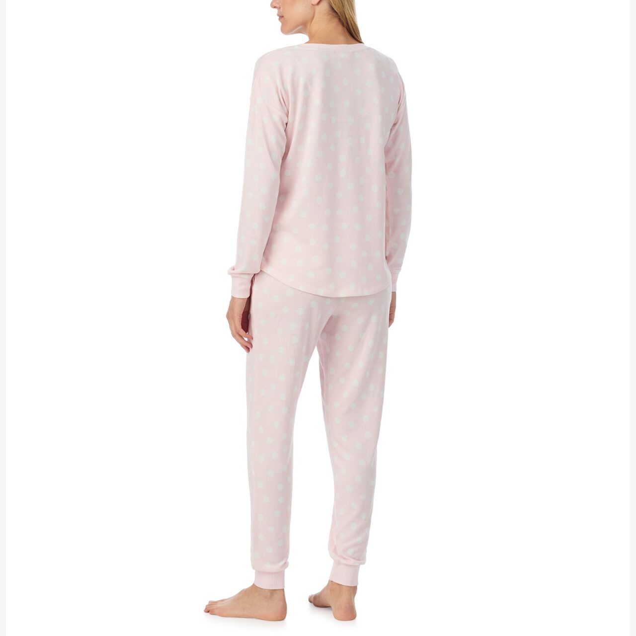 Kate Spade Dotted L/S Henley Jogger PJ Set
