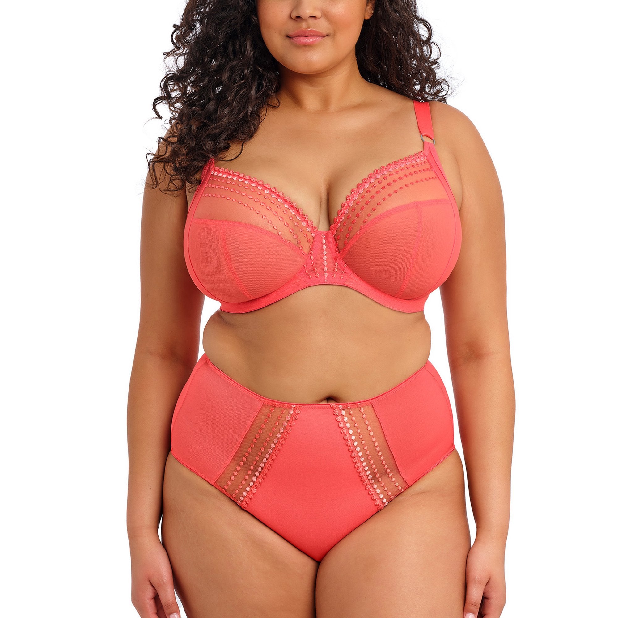 Elomi Matilda Underwire Plunge Bra - Sunset