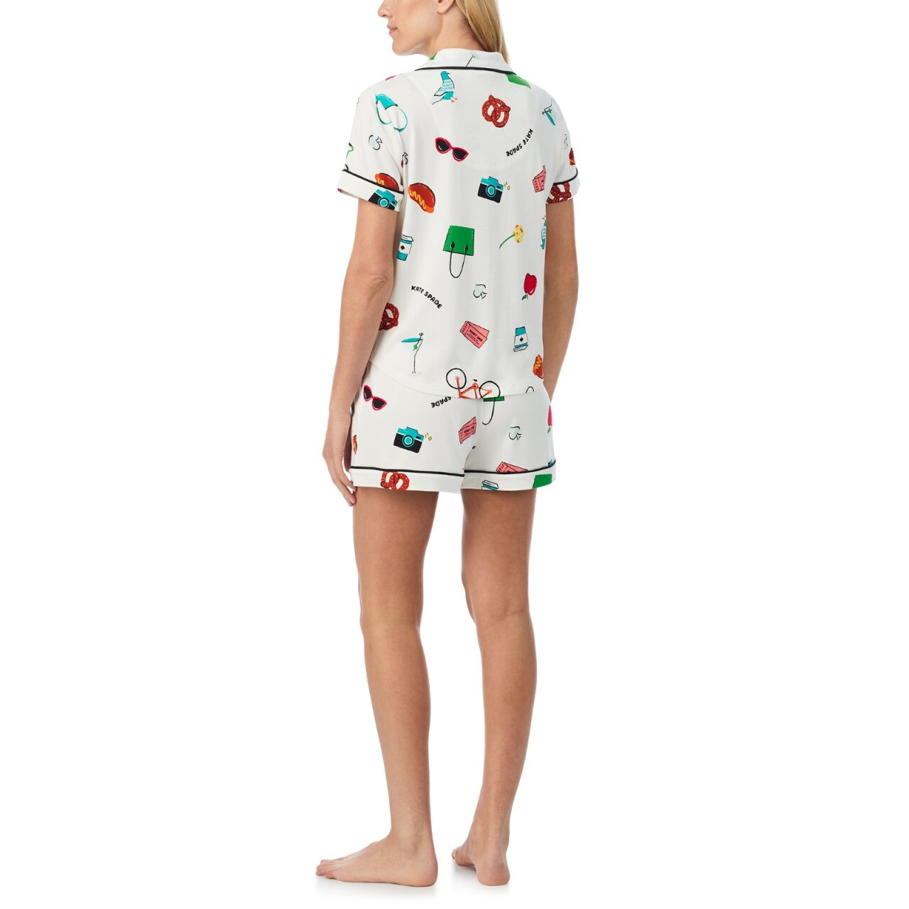 Kate Spade Recycled Brushed Jersey Short PJ Set