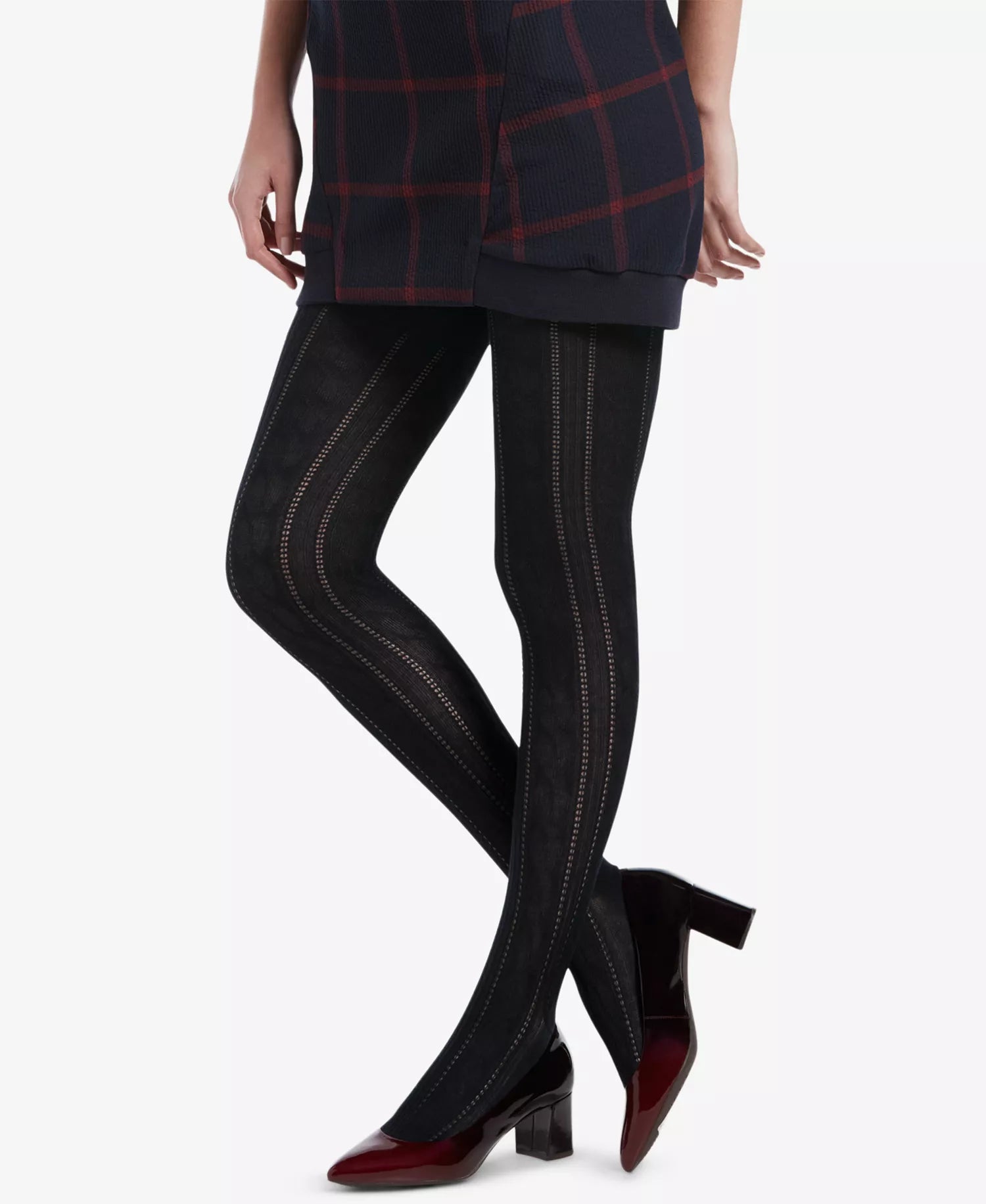 Cozy cable knit sweater tights