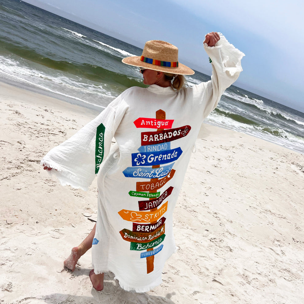 Karl Buxton Caribbean Kaftan(Robe) Summer