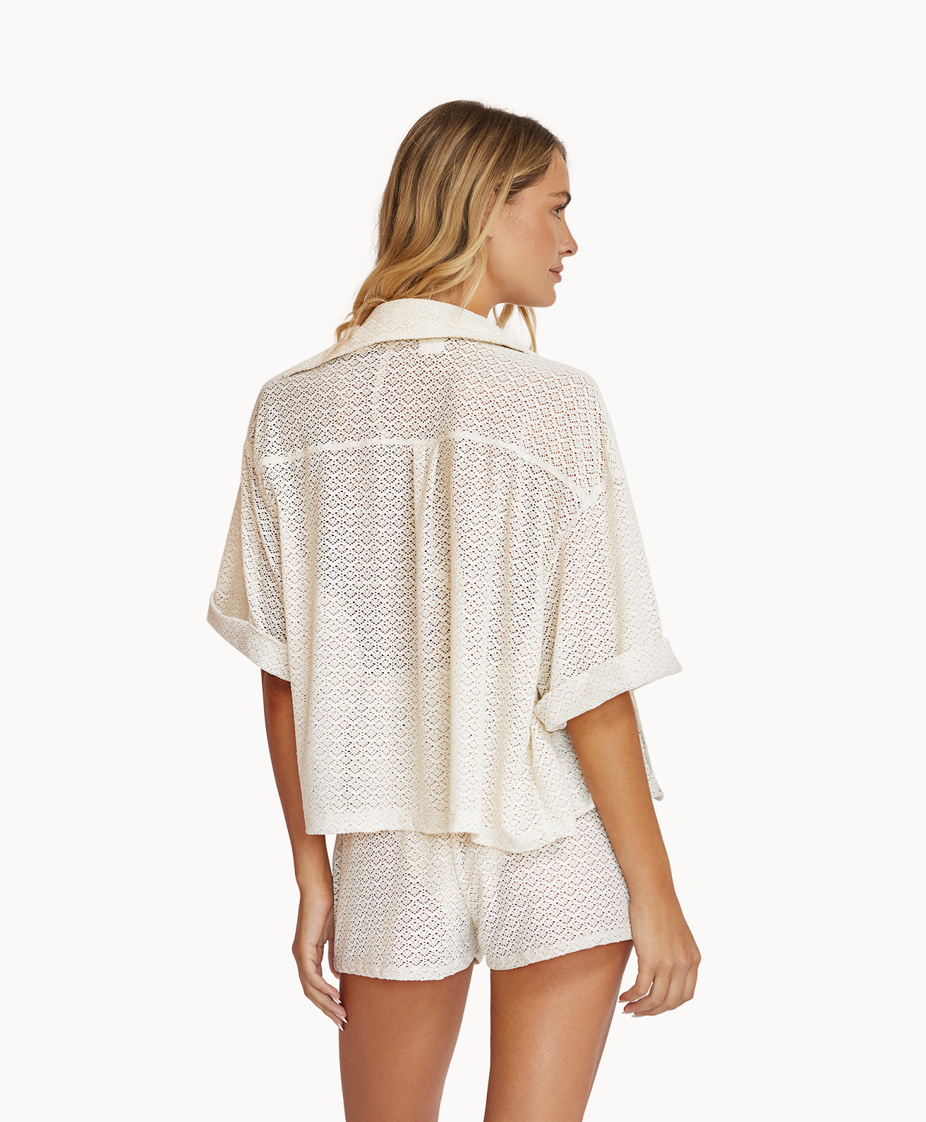 PQ Biscotti Blake Button Top