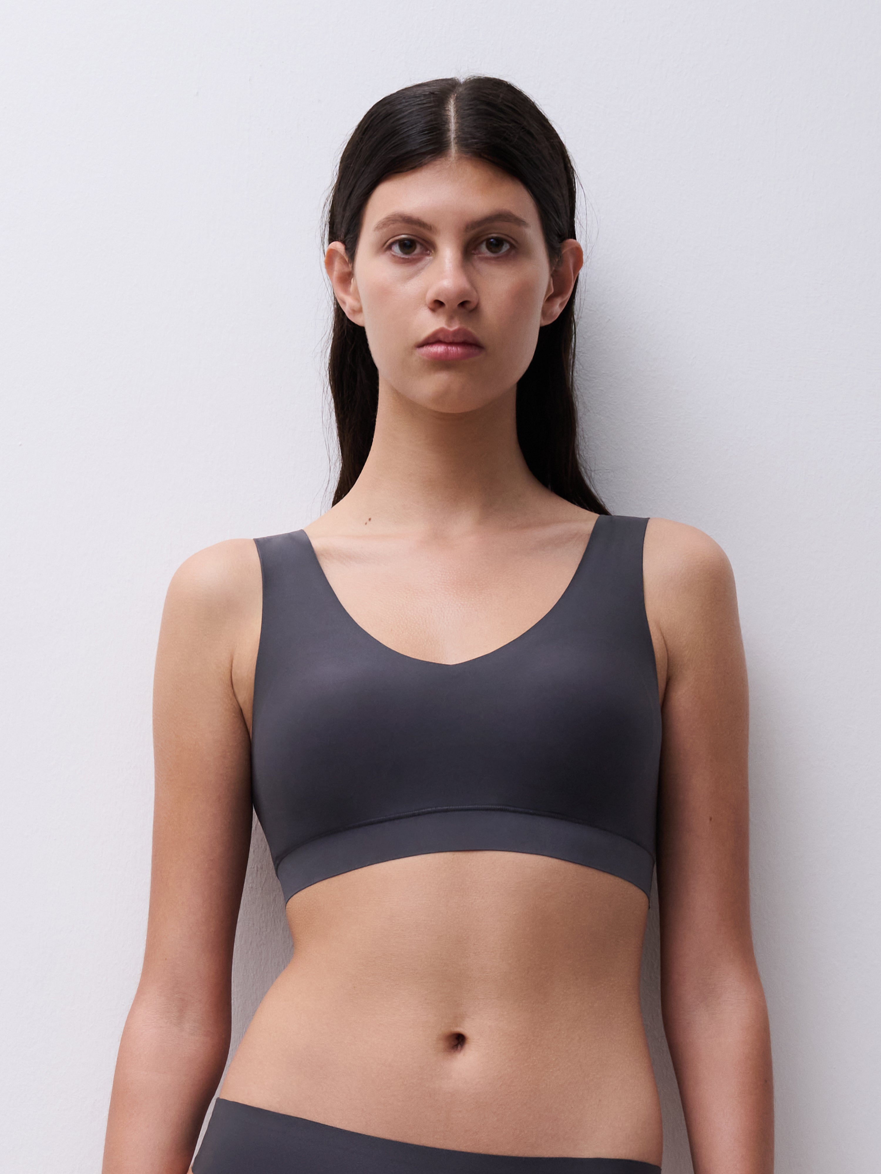 Chantelle Soft Stretch Padded V-Neck Bra Top