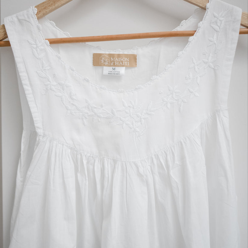 Maison d` Haiti The Sarah Garland Nightgown - White