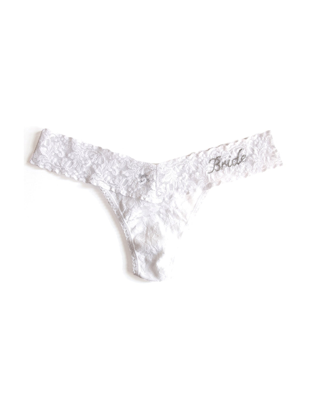 Hanky Panky Bride Crystal Signature Lace Low Rise Thong
