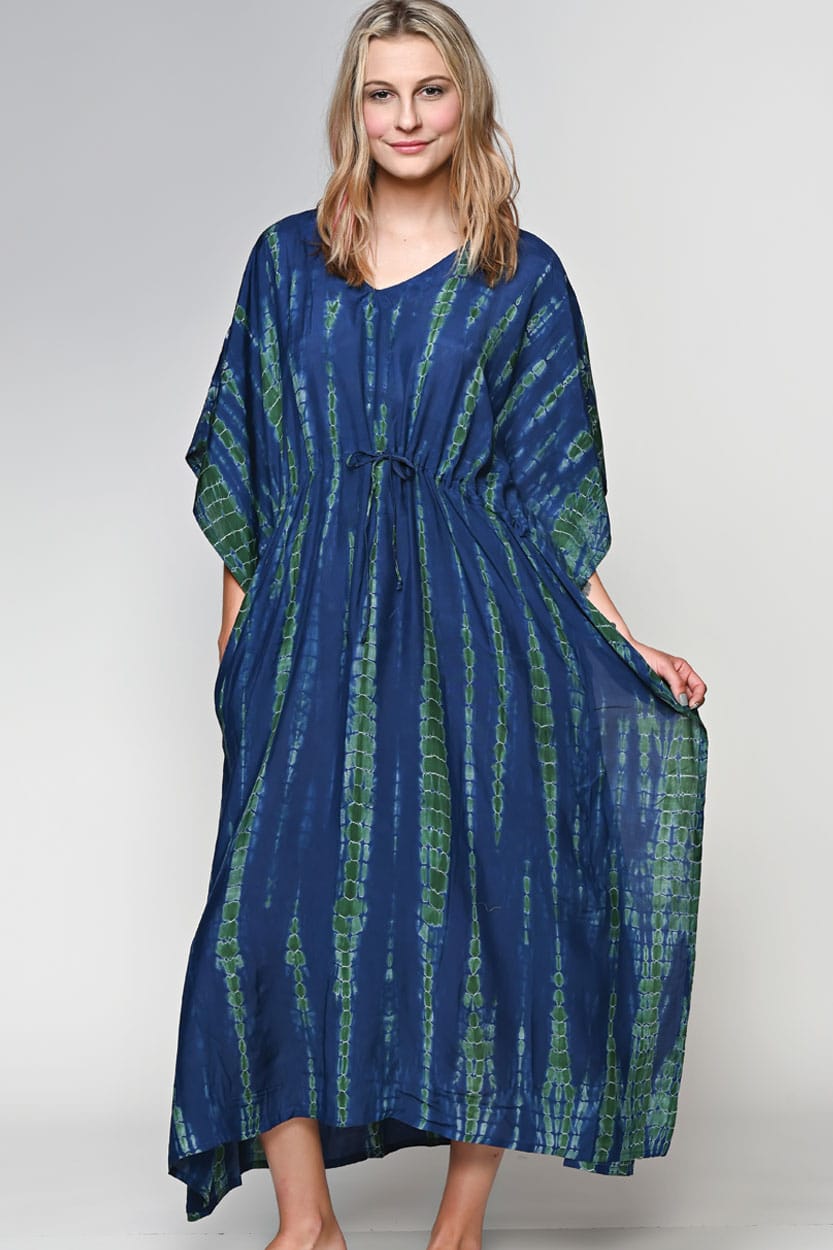 Sevya Handmade Shibori Caftan