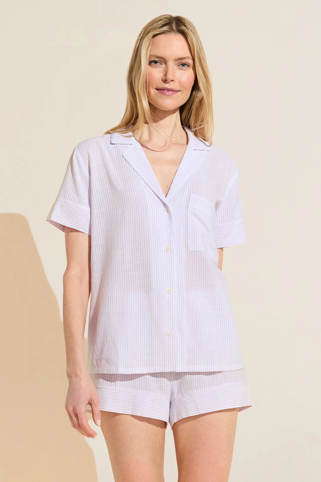 Eberjey Nautico Shortie Short PJ Set
