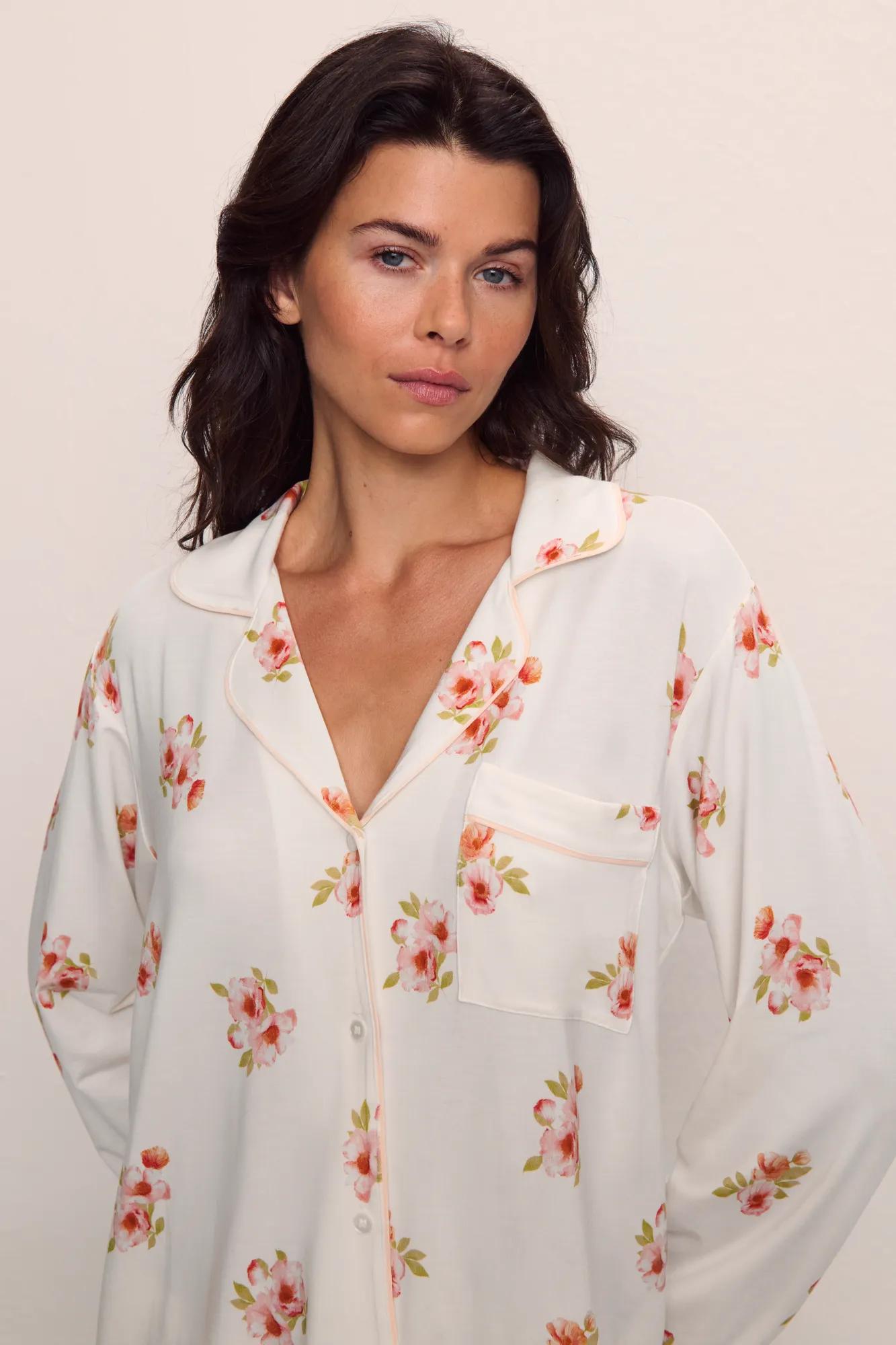 Eberjey Gisele Printed Long PJ Set