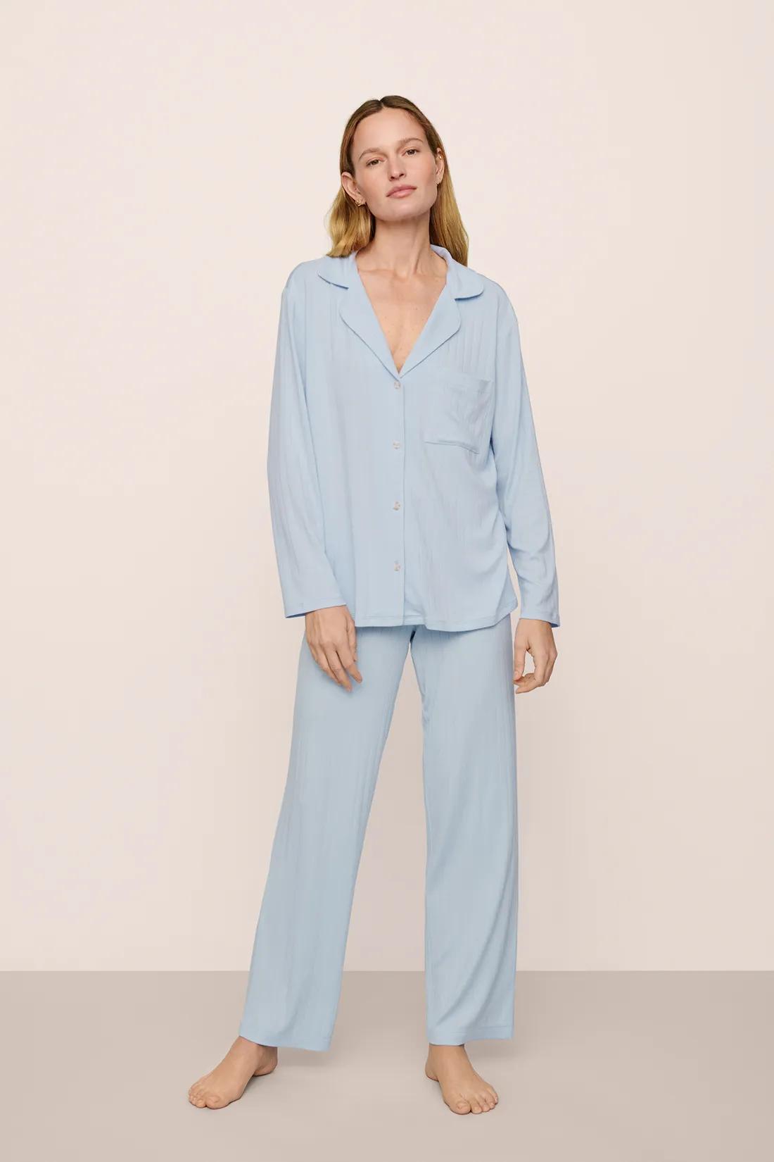 Eberjey Gisele TENCEL™ Modal Rib Long PJ Set