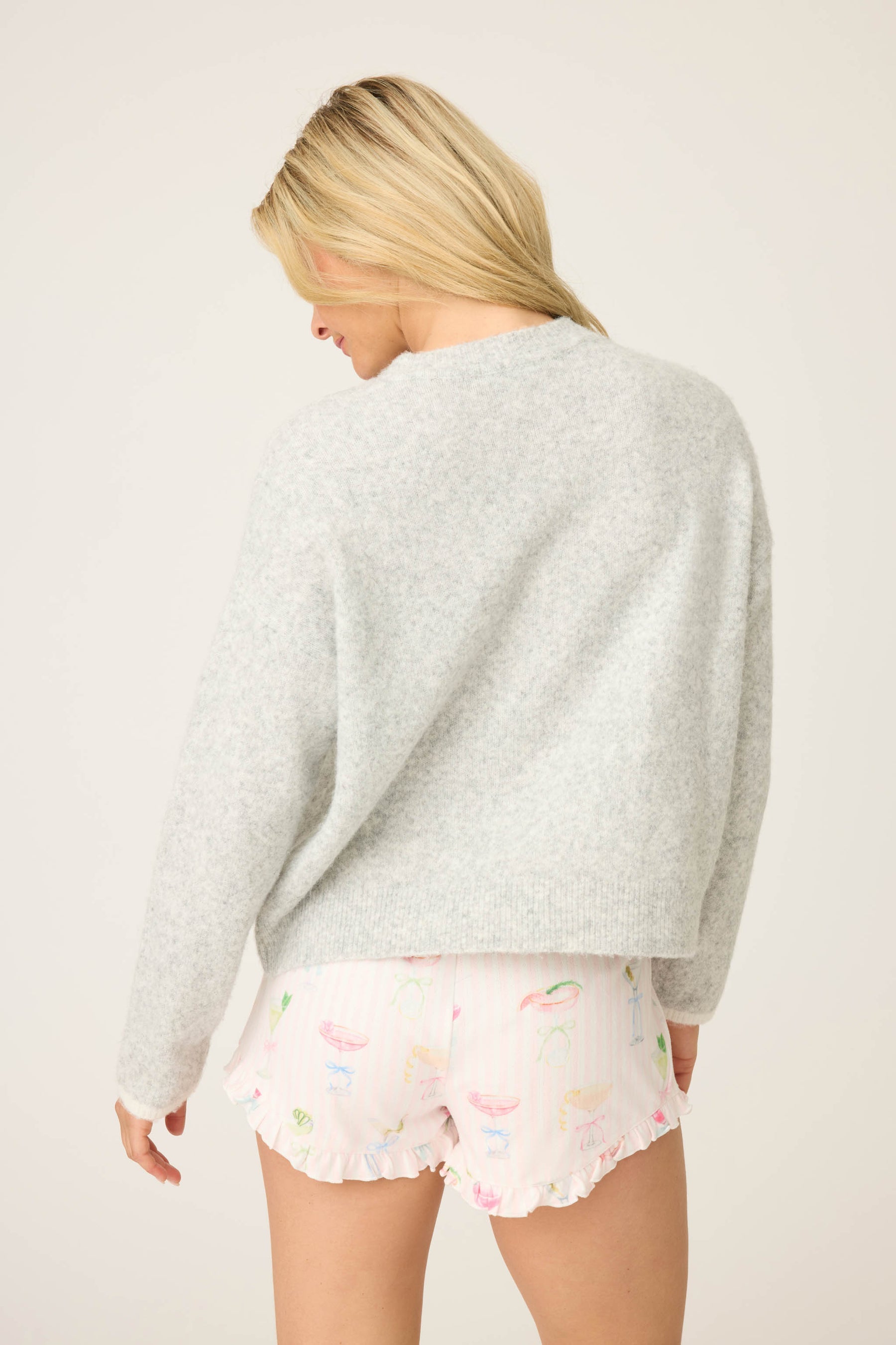 P.J. Salvage Pretty Punch Cocktail Happy Hour L/S Snuggle Sweater