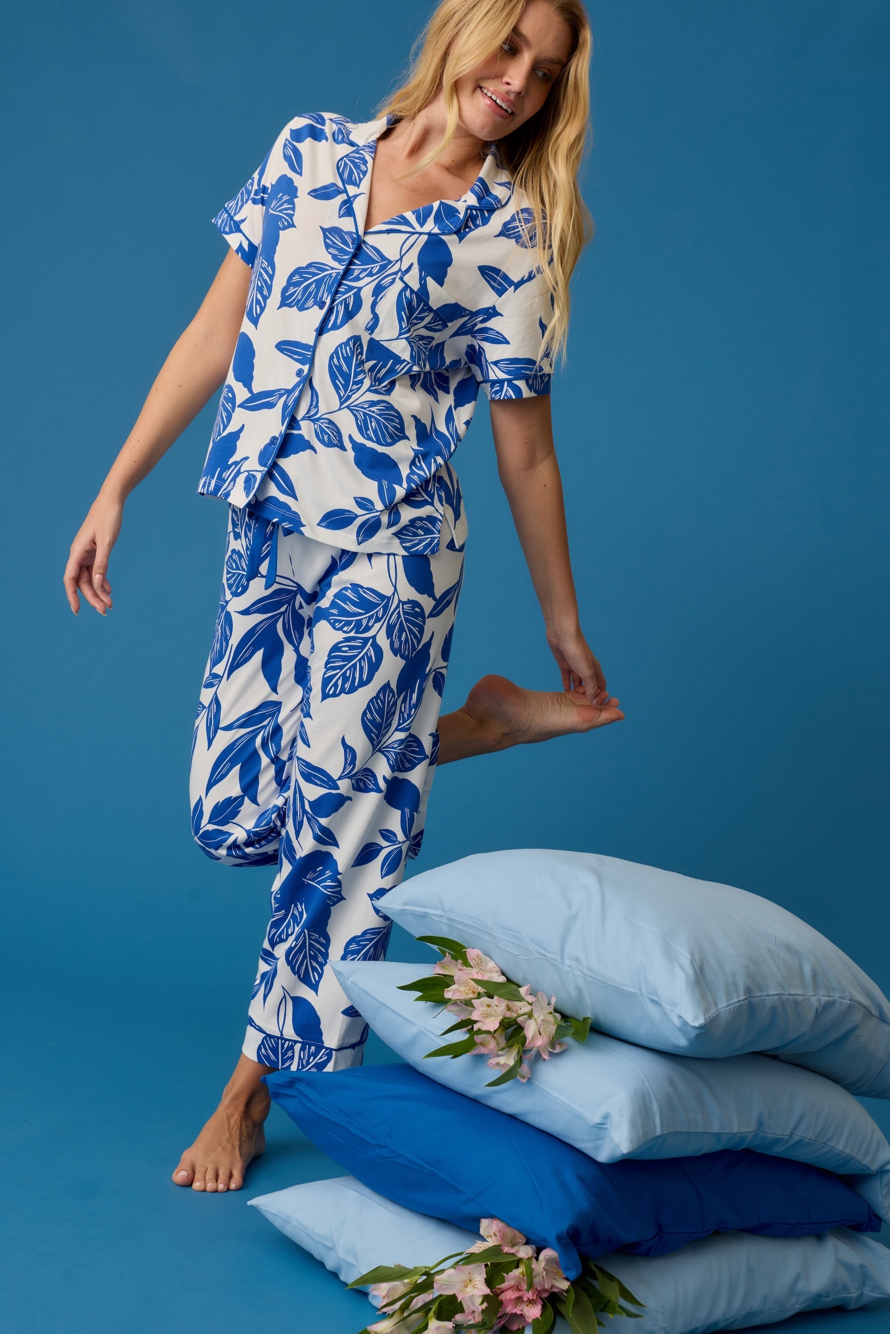 P.J. Salvage Whimsy Sets PJ Set- Cobalt