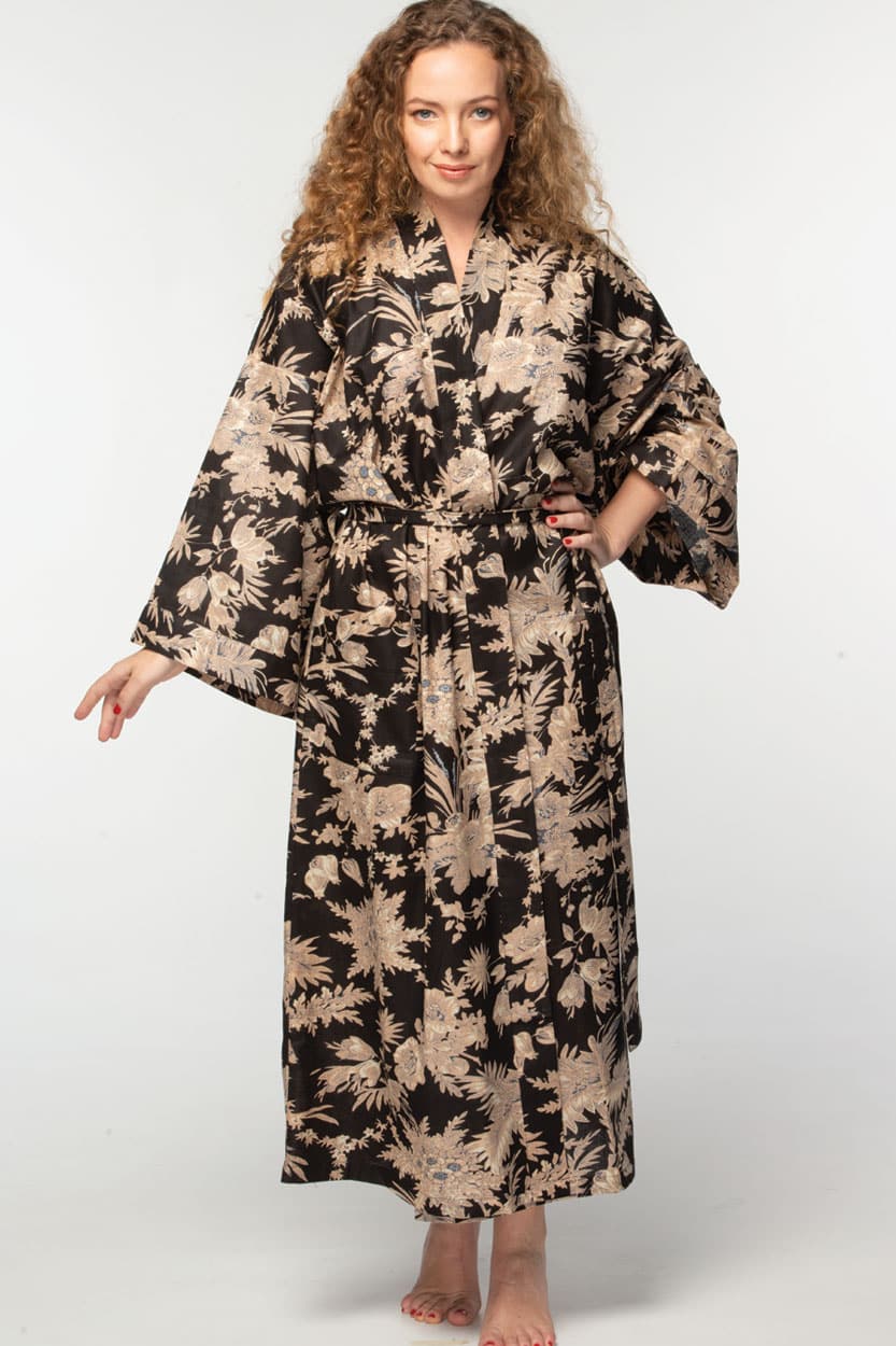 Sevya Handmade Rani Kimono Robe