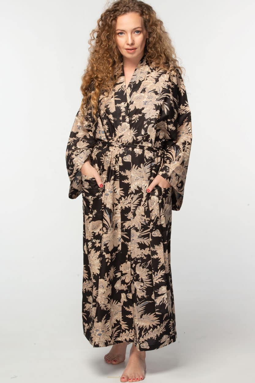 Sevya Handmade Rani Kimono Robe