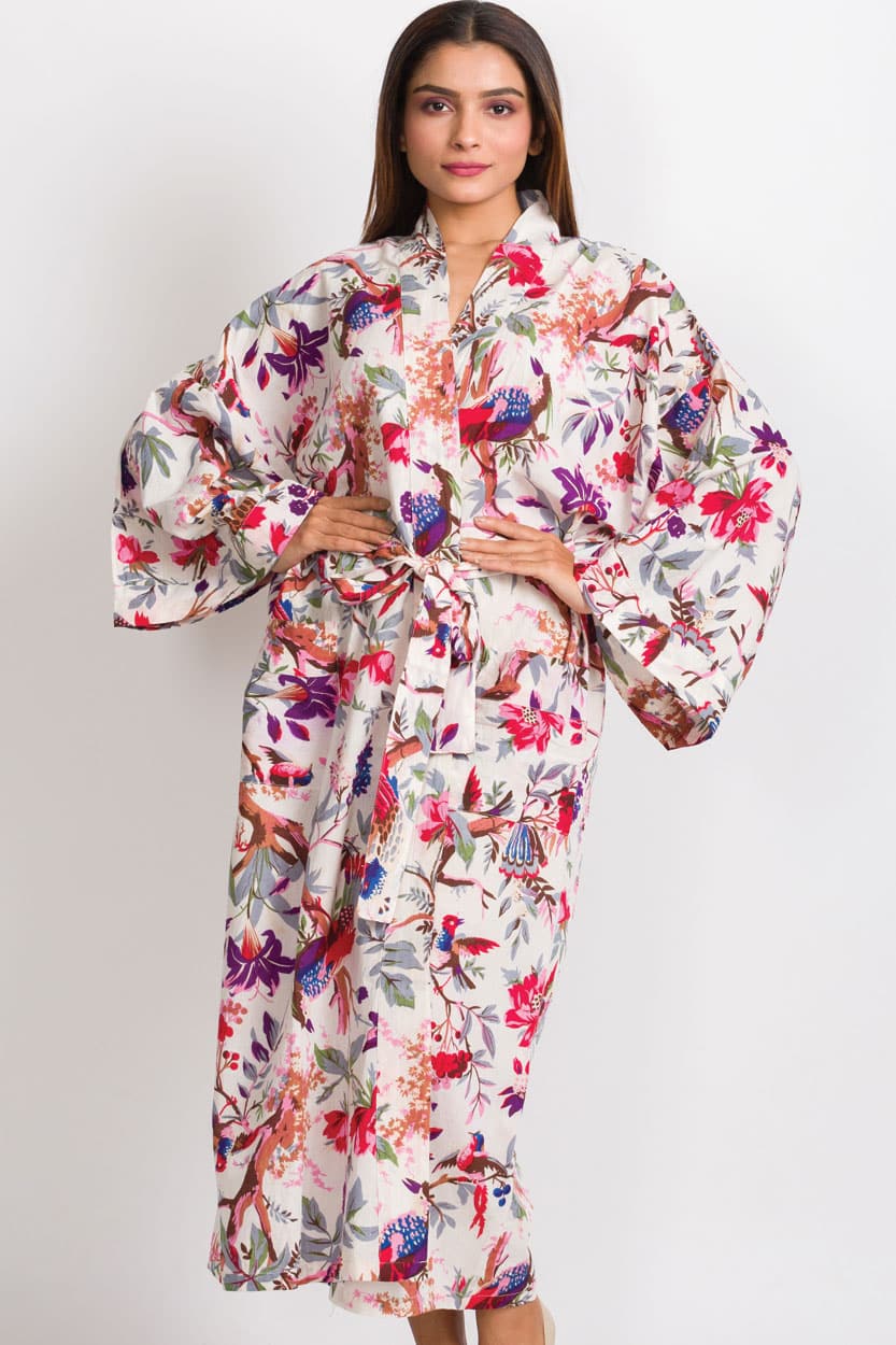 Sevya Handmade Rani Kimono Robe
