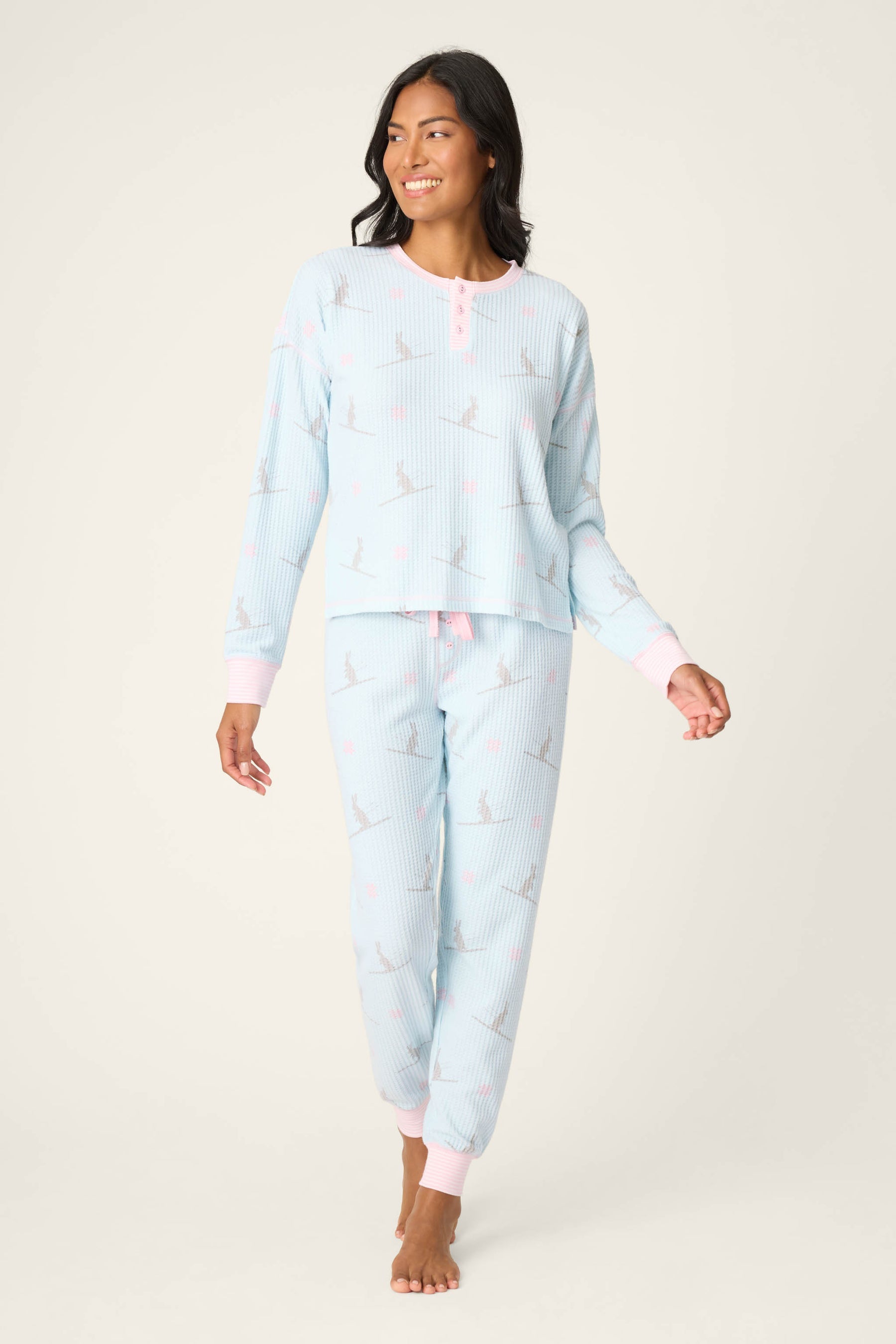 P.J. Salvage Ski Jammie Classics Ski Bunny PJ Set