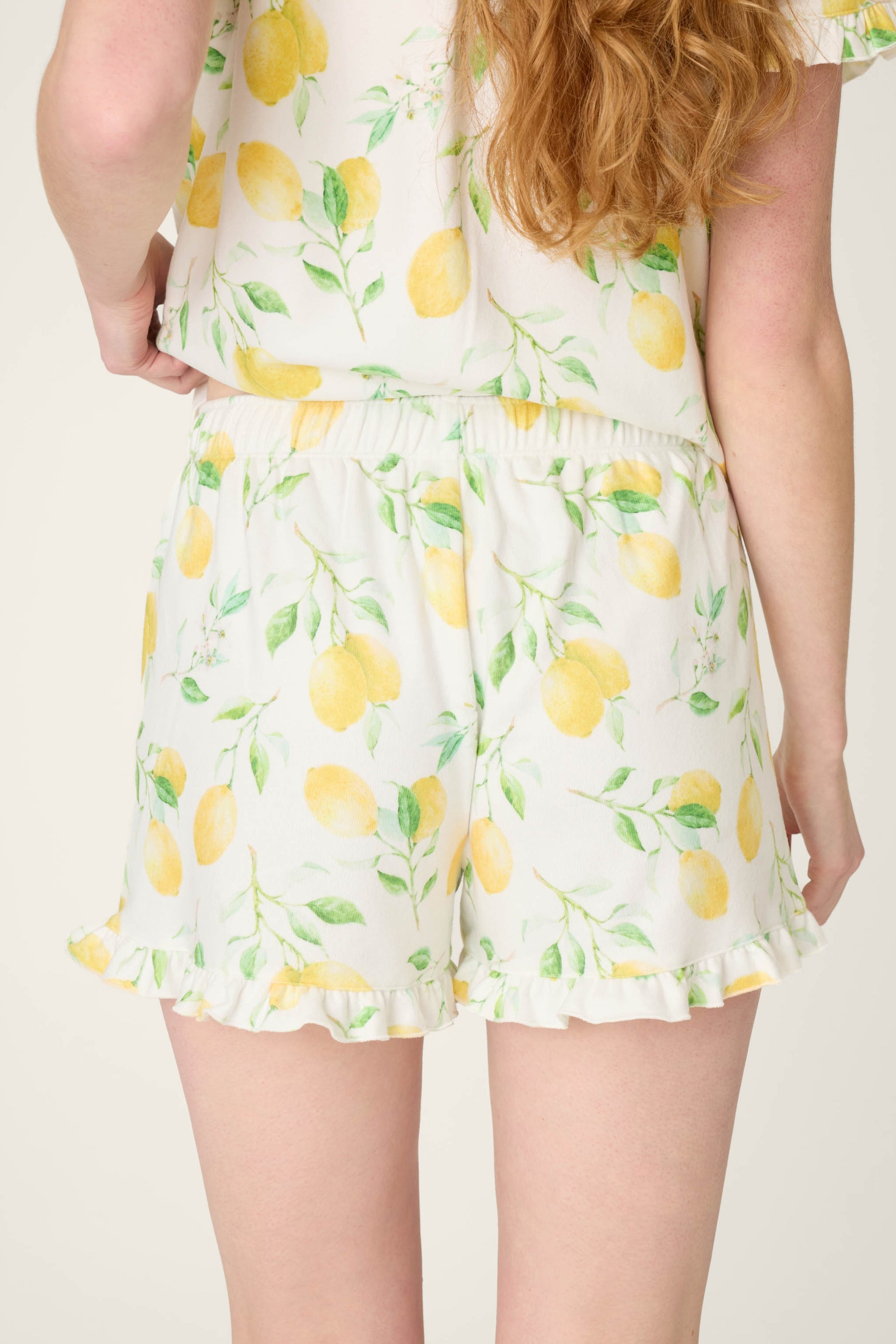 P.J. Salvage La Dolce Spritz Lemon Zest Shorts
