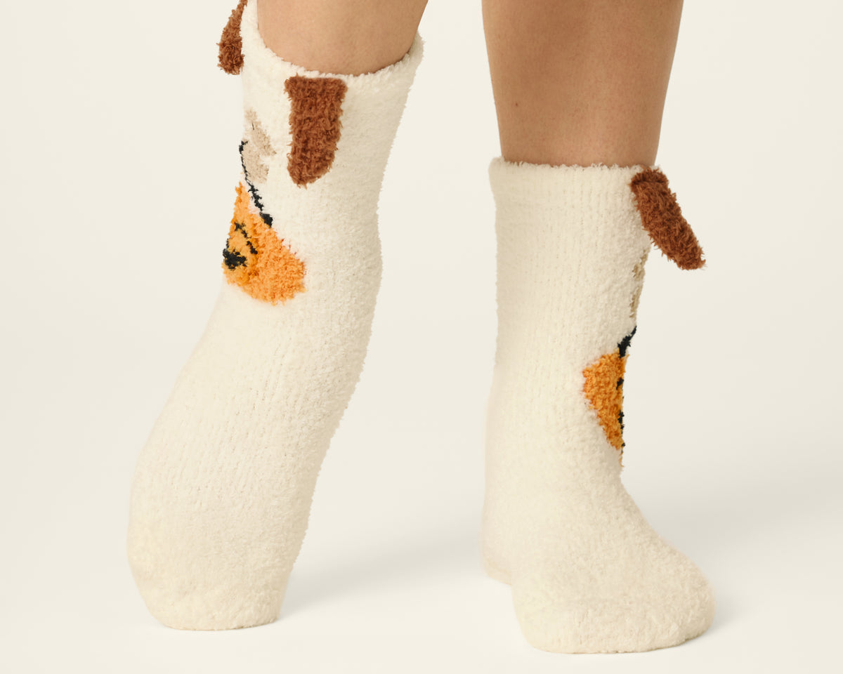 P.J. Salvage I Am A Dog Cozy Crew Sock