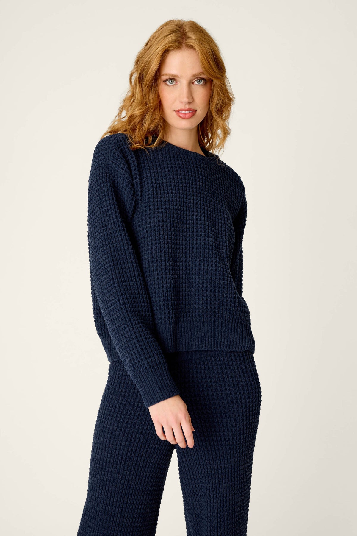 P.J. Salvage Cozy Chenille Waffle Sweater