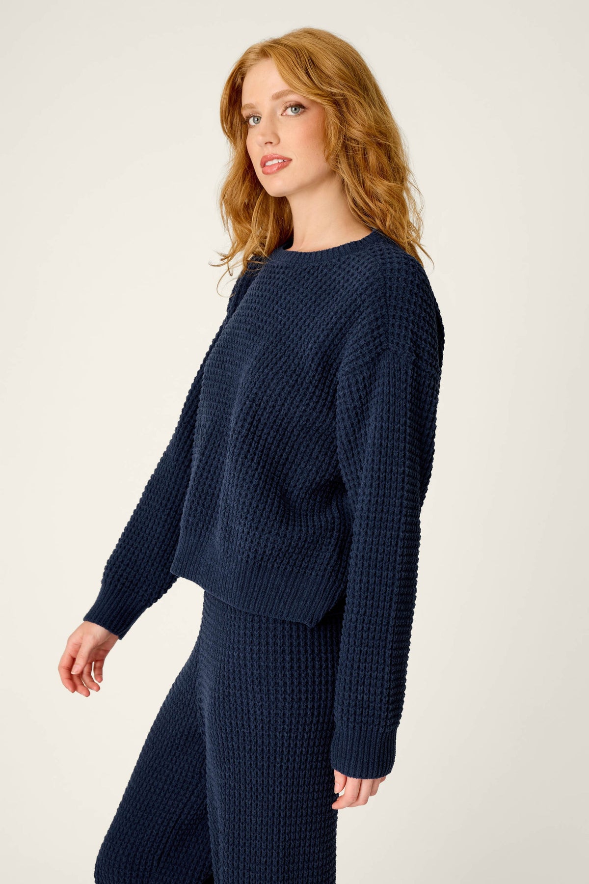 P.J. Salvage Cozy Chenille Waffle Sweater