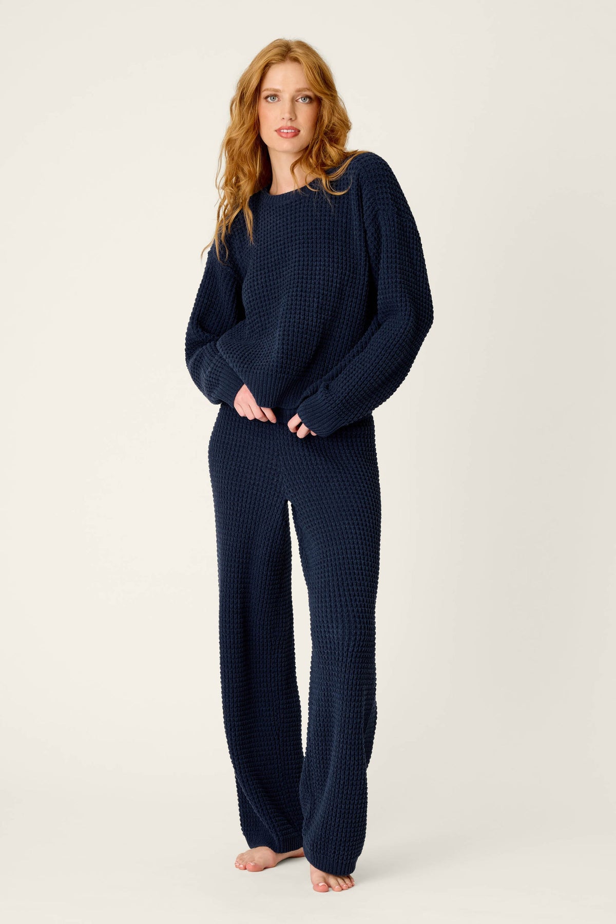 P.J. Salvage Cozy Chenille Waffle Sweater