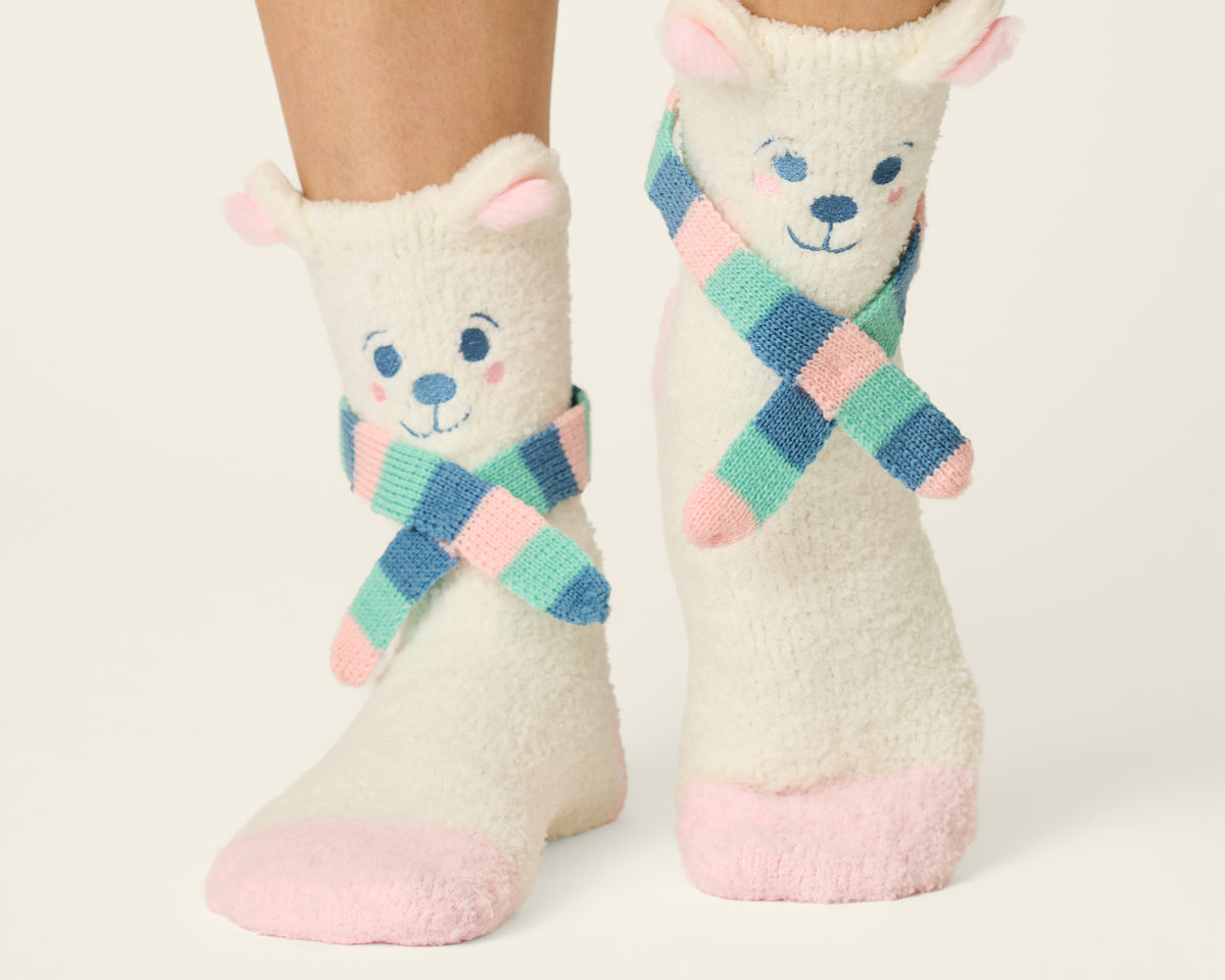 P.J. Salvage Cozy Polar Bear Sock