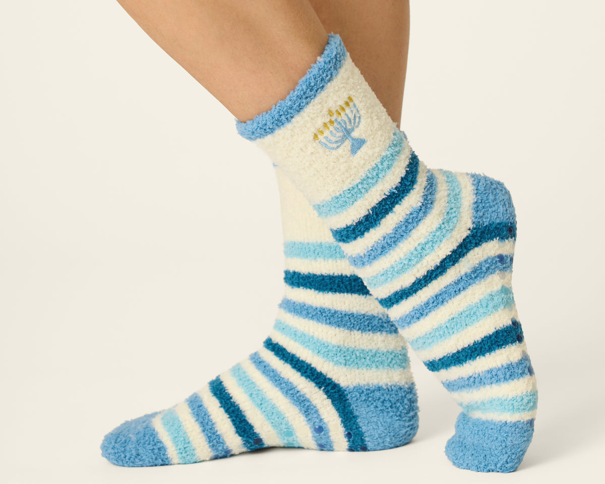 P.J. Salvage Menorah Cozy Crew Sock
