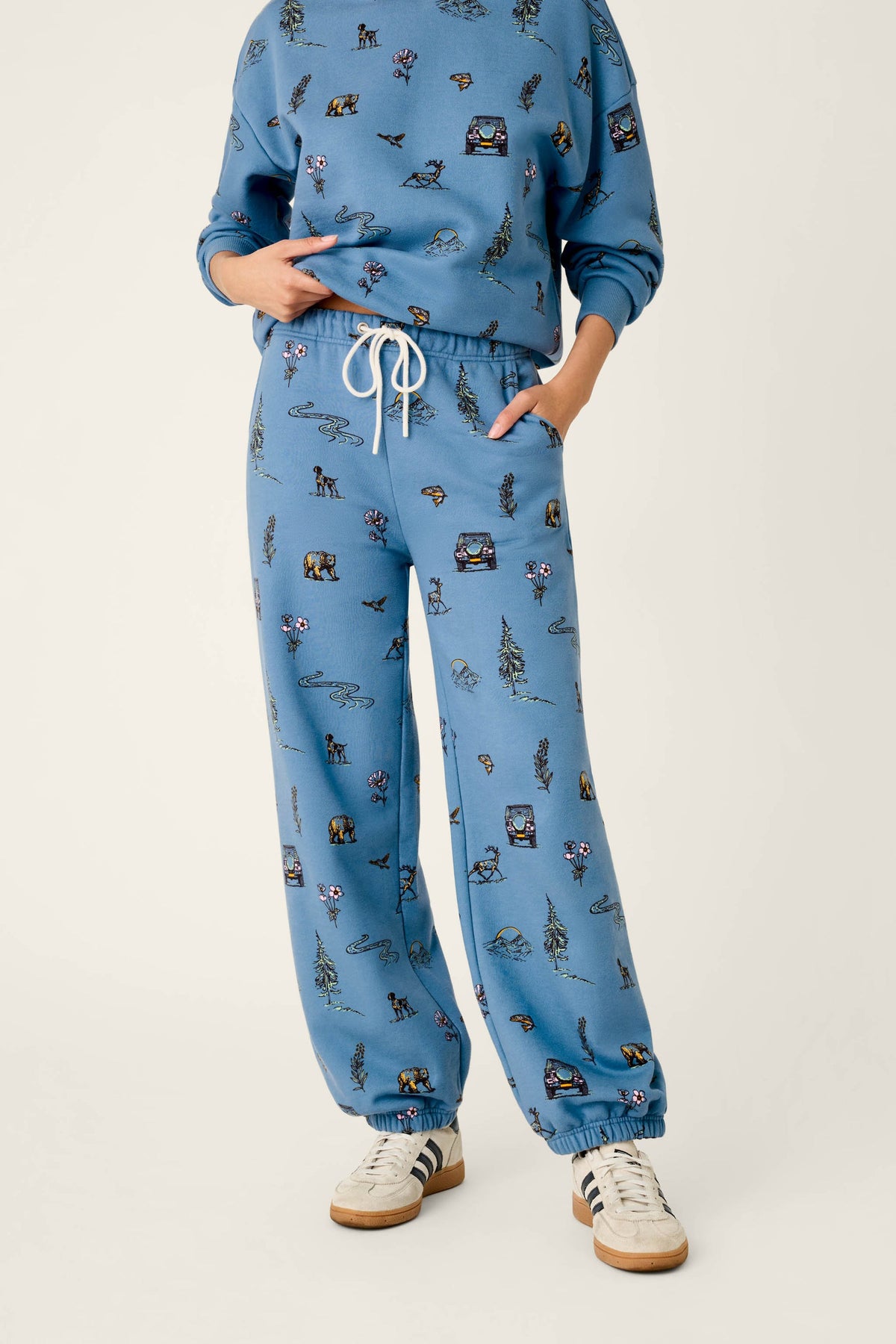 P.J. Salvage Nature Is My Therapy Nature Print Good Hang Joggers