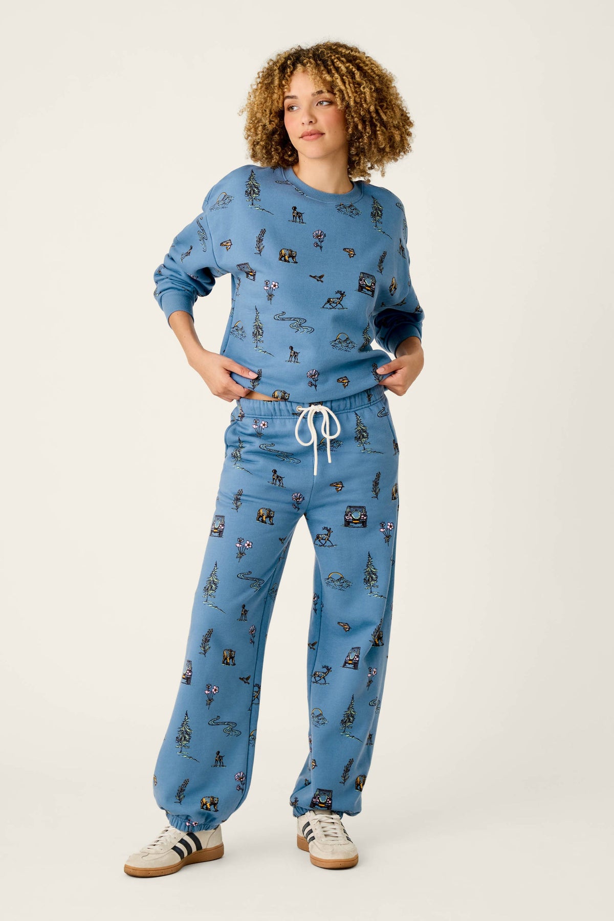 P.J. Salvage Nature Is My Therapy Nature Print Good Hang Joggers