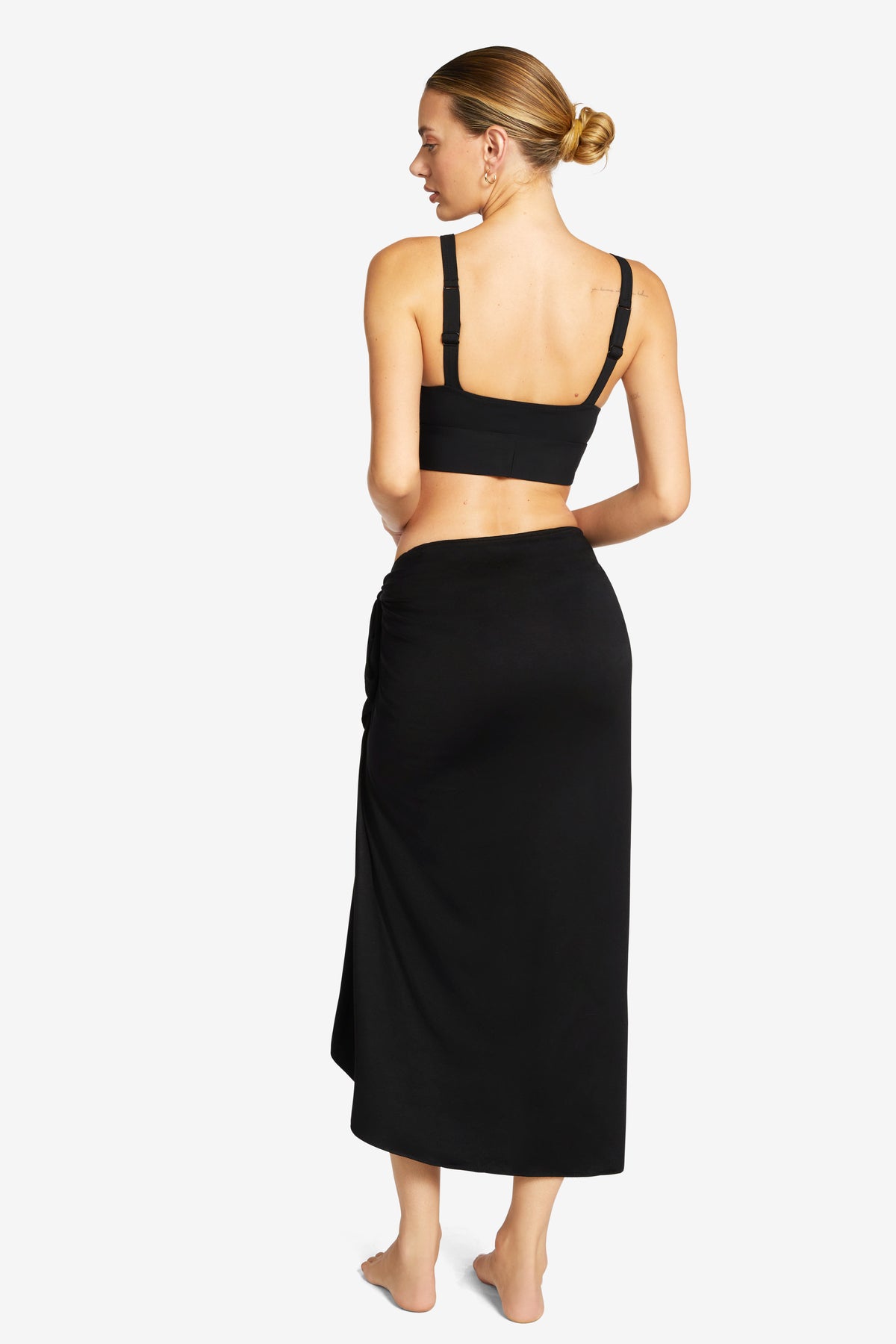 Robin Piccone Ava Modal Long Pareo - Black