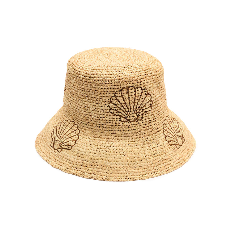 Nikki Beach Sea Shell Straw Hat