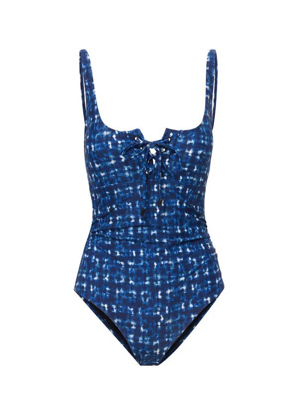 Smocked waist detail of Emma summer one piece