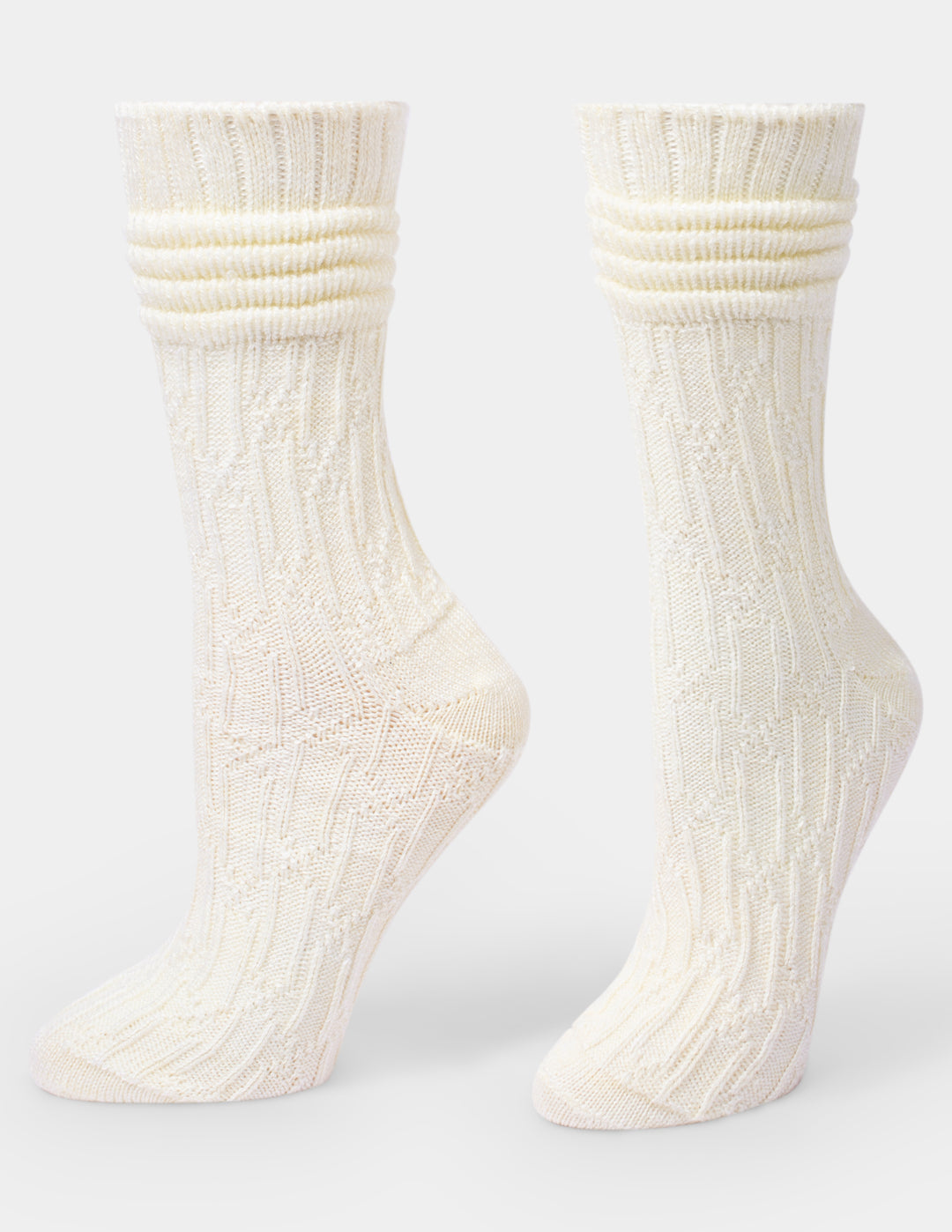 Hue Bubble Cable 2 Pack Boot Sock