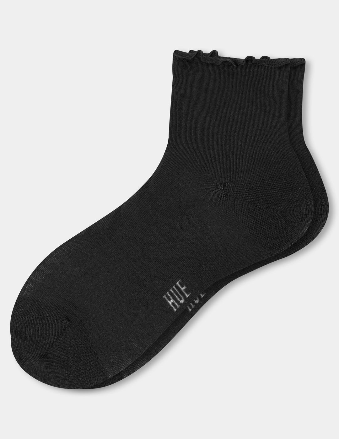 Hue Ruffle Edge Ankle Sock