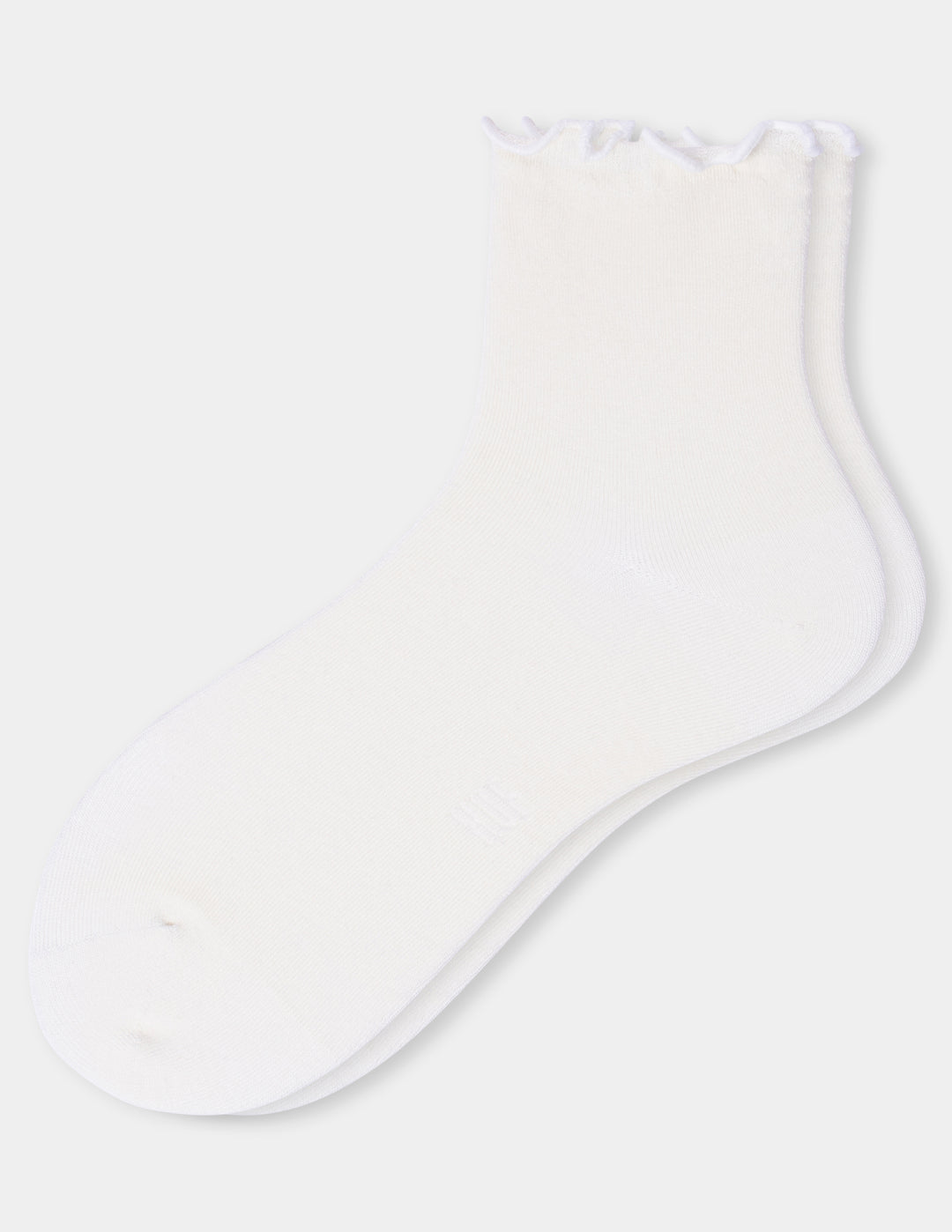 Hue Ruffle Edge Ankle Sock