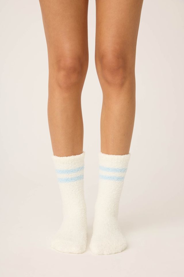 P.J. Salvage Teddy Bear Cozy Crew Sock