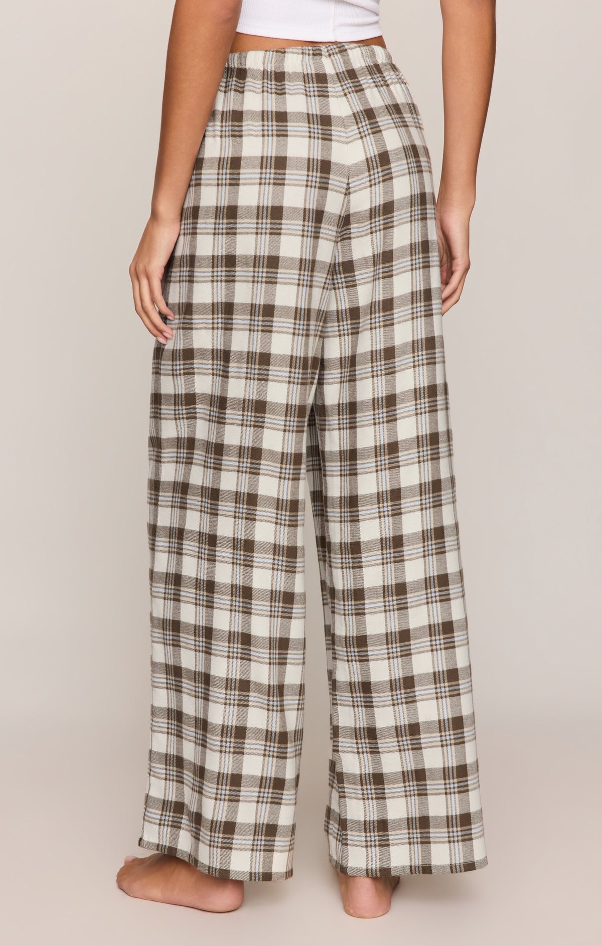 Z Supply Better Off Plaid Flannel Pant