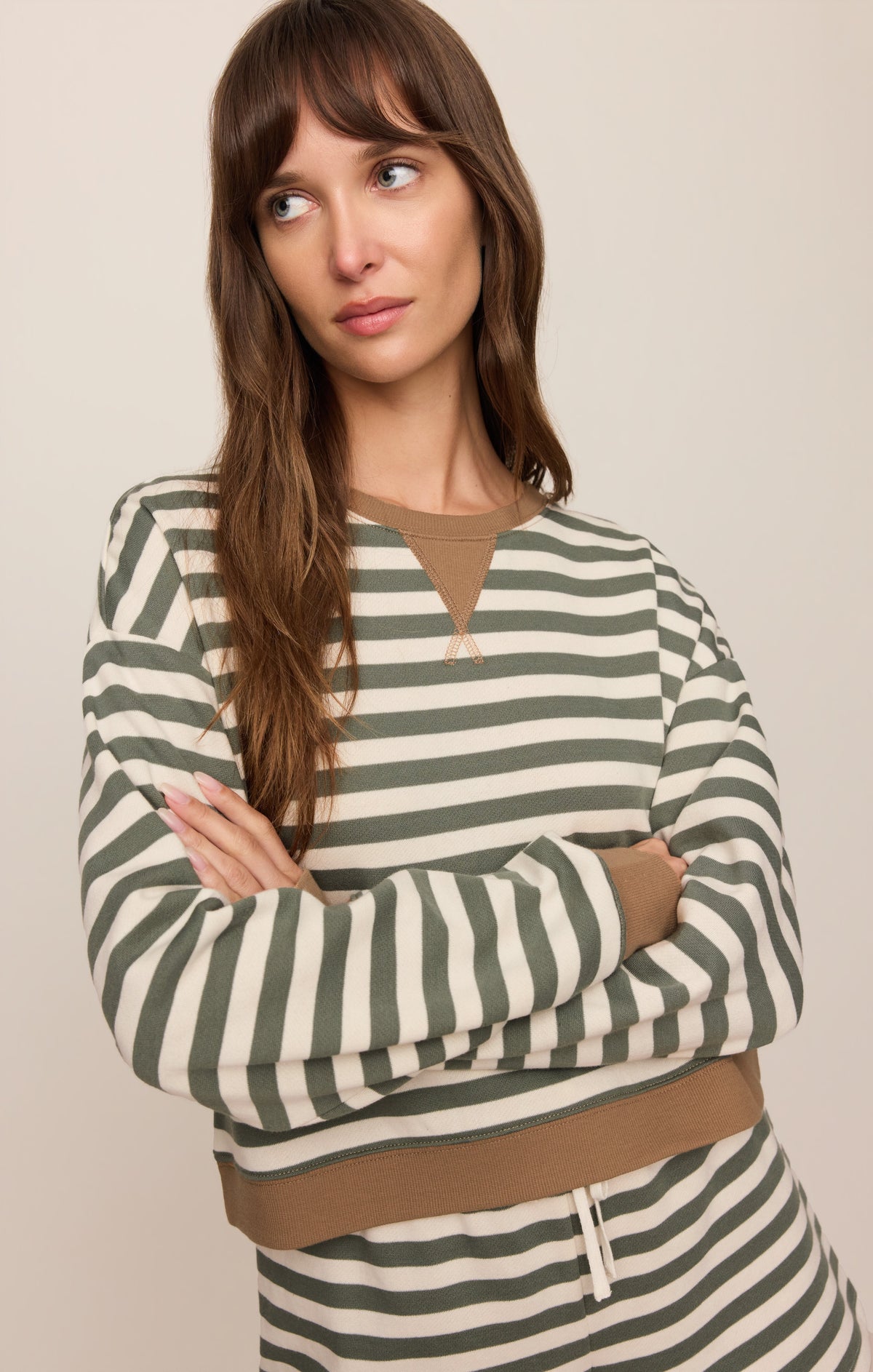 Z Supply relaxed stripe sweatshirt