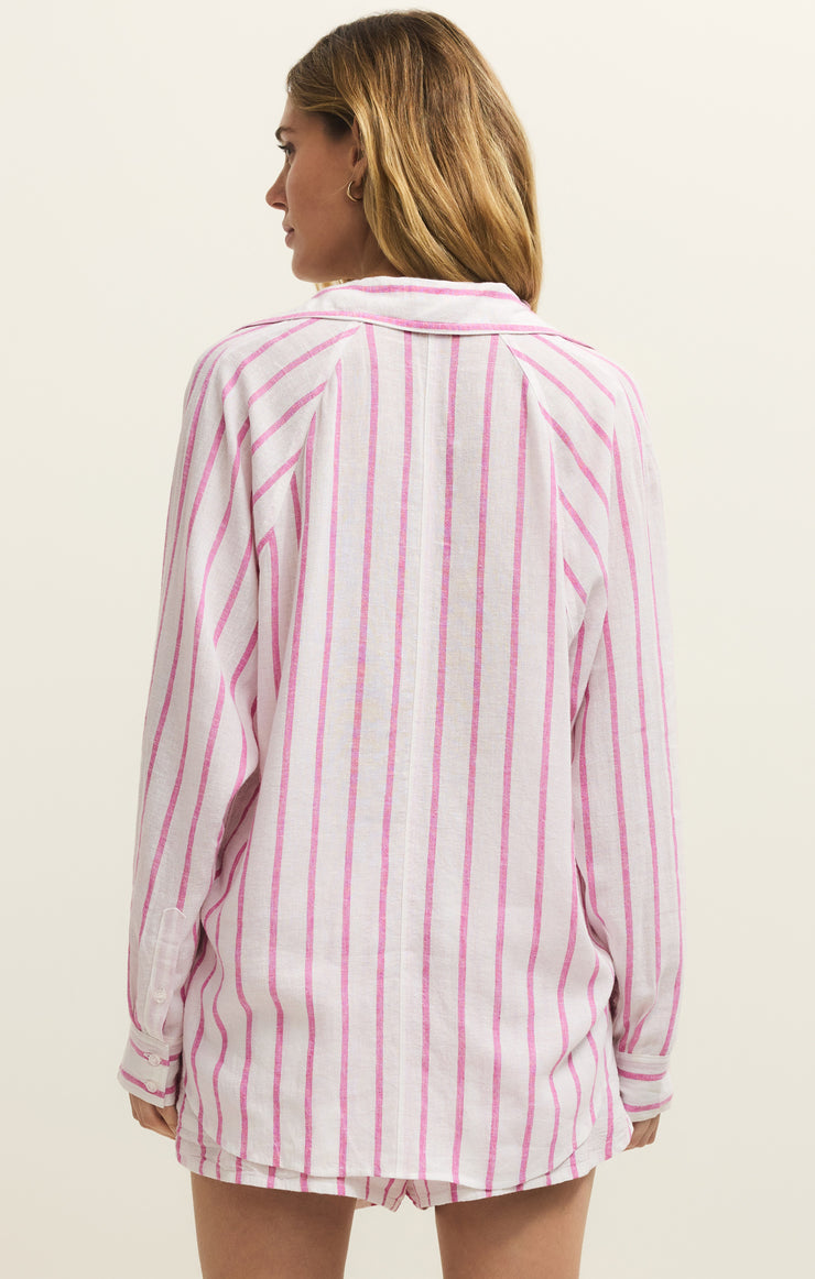Z Supply The Perfect Linen Striped Top
