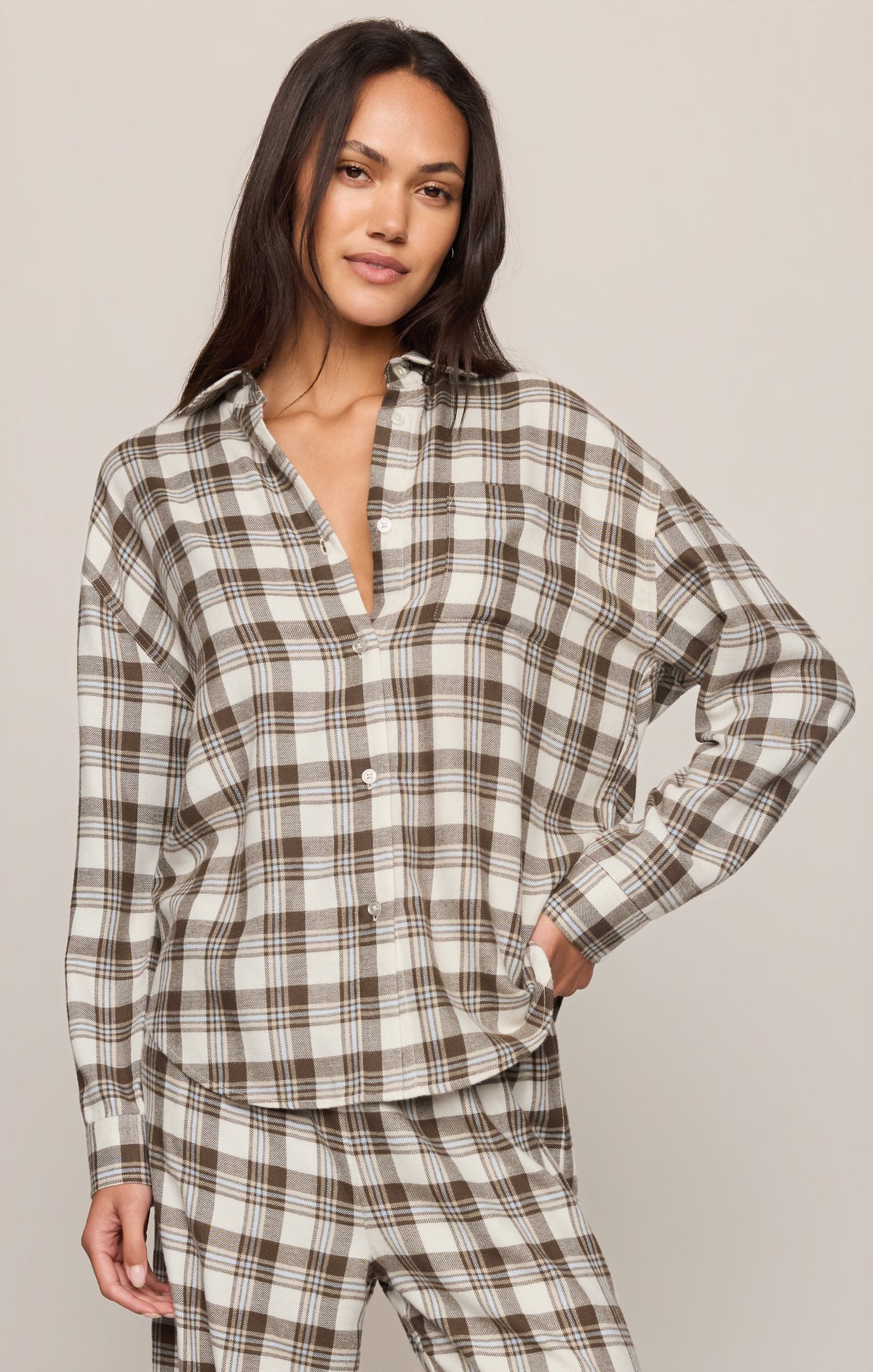 Z Supply River Plaid Button Up Shirt