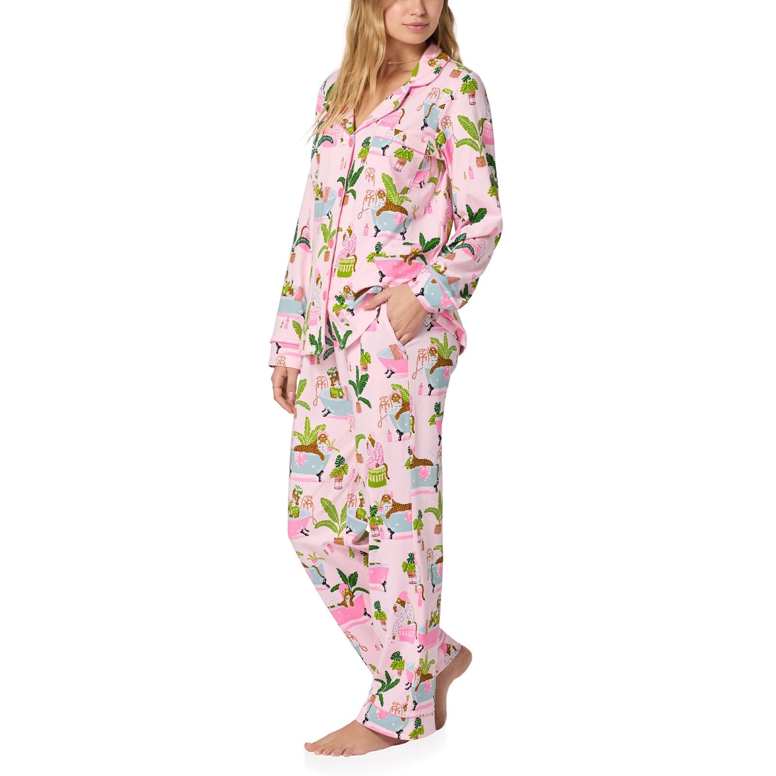 Bed Head Blossom Geo L/S Classic PJ Set