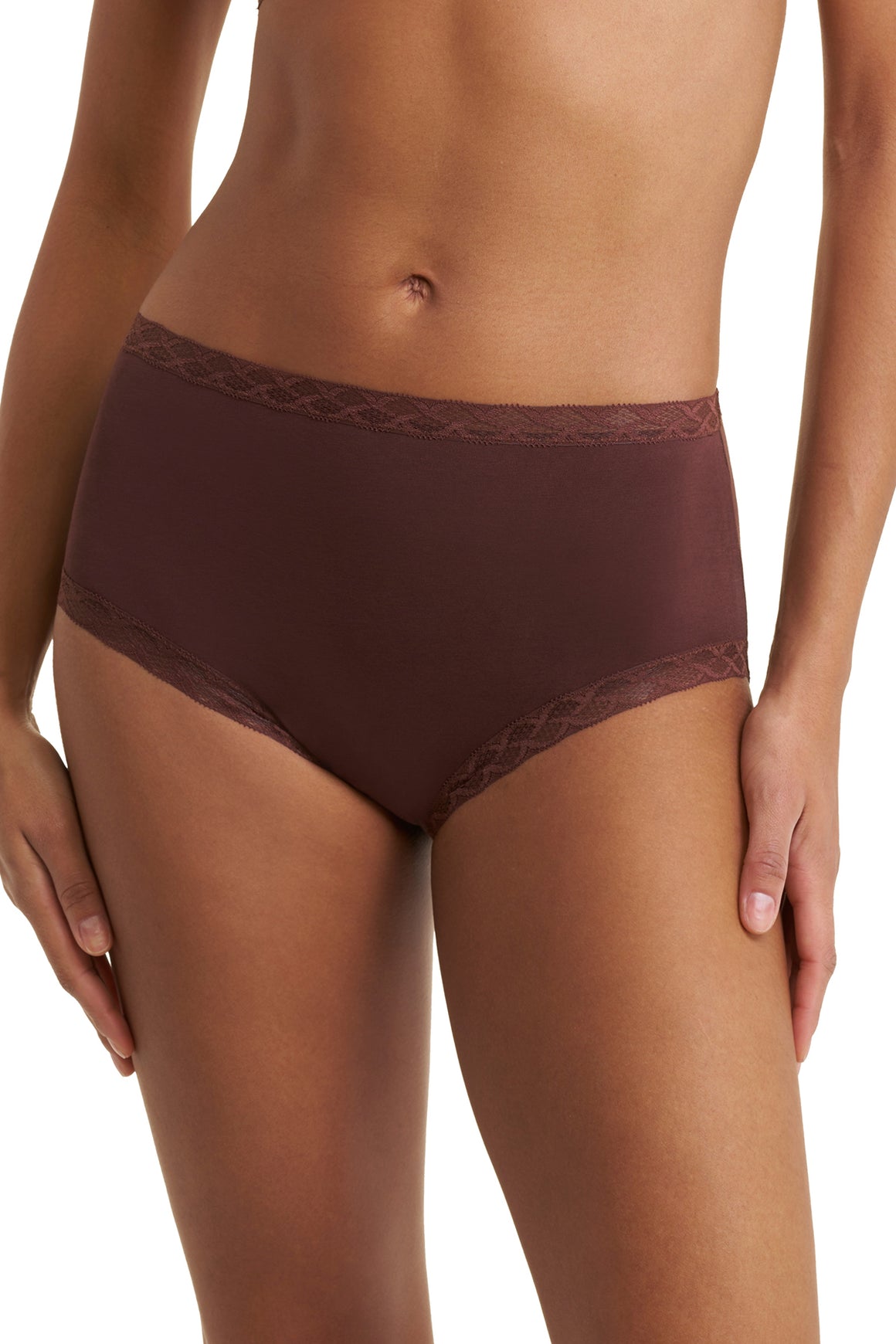 Natori Bliss Girl Brief Panty - Shaved Chocolate